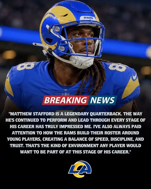 Cover Image for 🚨🐏 NFL FANS ARE STARTING TO CONNECT THE DOTS…  A veteran wide receiver with 3 First-Team All-Pro selections and more than 1,000 career receptions is once again generating buzz after being linked to the Los Angeles Rams. Following reports of frustration during his time in Baltimore, speculation continues to grow that a fresh start could be exactly what he’s looking for.  What has fans talking even more is the apparent connection to Matthew Stafford and a Rams offense that could offer one final opportunity to compete for a championship. Some analysts believe the signs are becoming impossible to ignore.  👀 Is Los Angeles quietly becoming his preferred destination?  🔥 Could Stafford be getting another elite weapon for a Super Bowl run?  👇 Full story, expert reactions, and the latest rumors are in the comments!