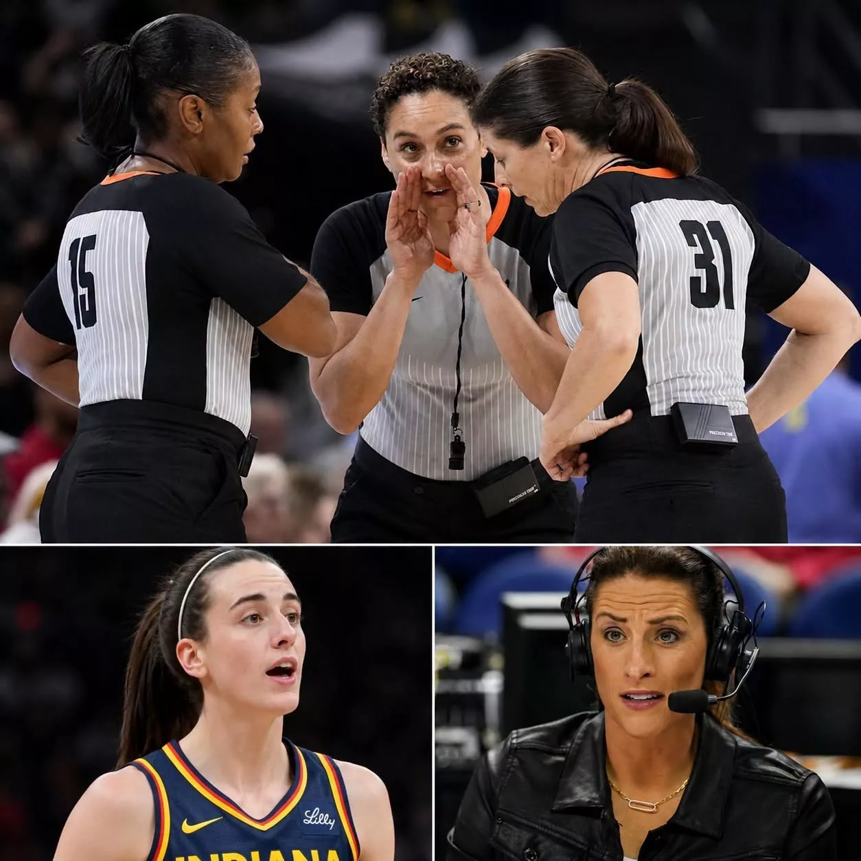 Cover Image for BREAKING NEWS: The entire three-person officiating crew from the Indiana Fever vs. Phoenix Mercury Women’s Basketball game has been suspended pending investigation after the WNBA identified a series of controversial calls that appeared to consistently disadvantage the Indiana Fever.