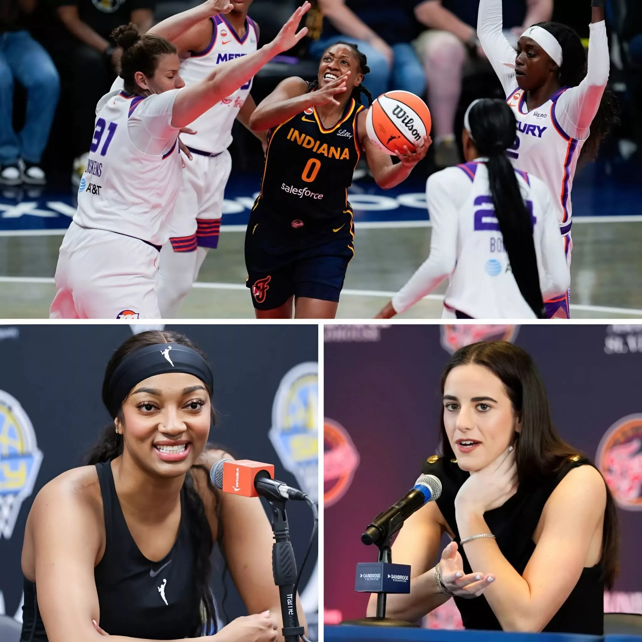 Cover Image for BREAKING: After the Indiana Fever’s dominant 111–87 win over the Los Angeles Sparks, the biggest hit of the night didn’t come from the court — it came from Angel Reese.