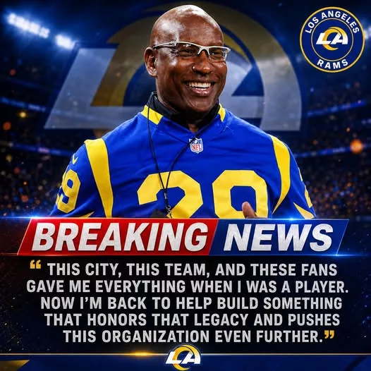 Cover Image for 🚨🐏 BREAKING: A RAMS LEGEND RETURNS HOME!  Few names carry as much weight in Rams history as Eric Dickerson. That’s why reports linking the Hall of Fame icon to a potential ownership role have instantly captured the attention of fans across Los Angeles and the entire NFL.  If this historic reunion were to become reality, it would represent far more than a business move—it would be the return of one of the greatest players ever to wear the Rams uniform. For many fans, it would symbolize a powerful connection between the franchise’s legendary past and its ambitious future.  🏆 A Hall of Fame legacy. 🐏 A Rams icon. 👀 A move that could reshape the franchise’s identity for years to come.  The reaction from Rams Nation has been emotional, passionate, and impossible to ignore.  👇 Full story and fan reactions in the comments!