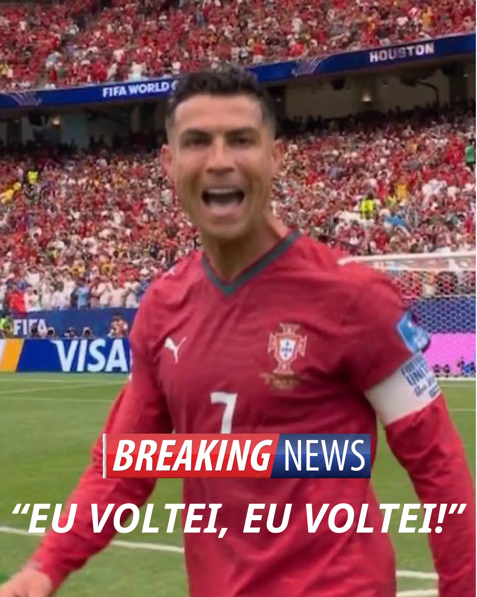 Cover Image for Cristiano Ronaldo’s Emotional Message After Portugal’s Victory