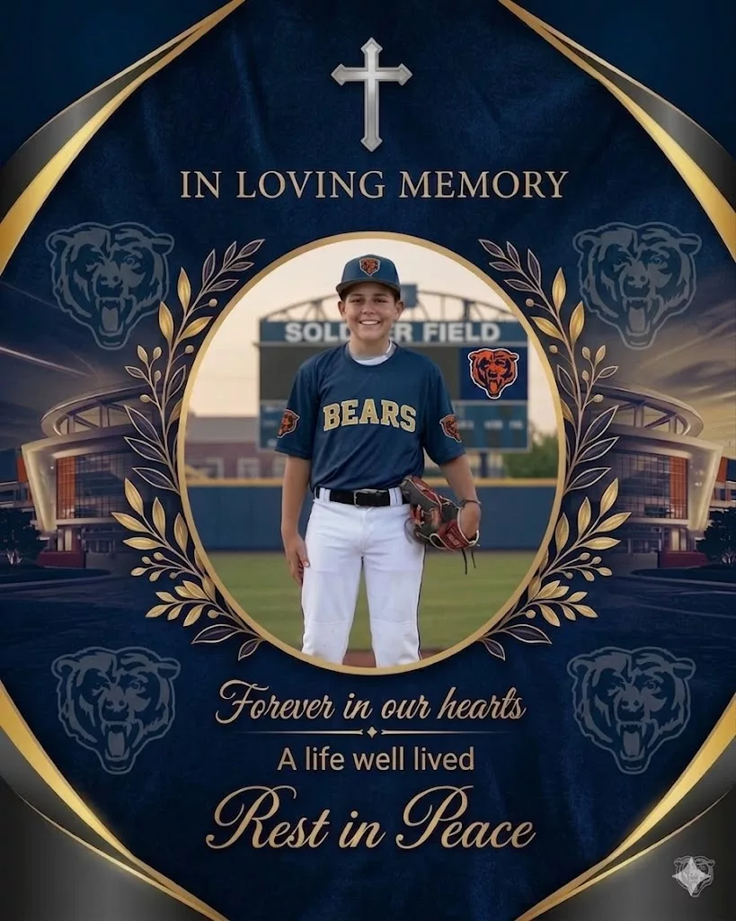 Cover Image for CHICAGO BEARS COMMUNITY MOURNS THE TRAGIC LOSS OF XAVIER TAYLOR