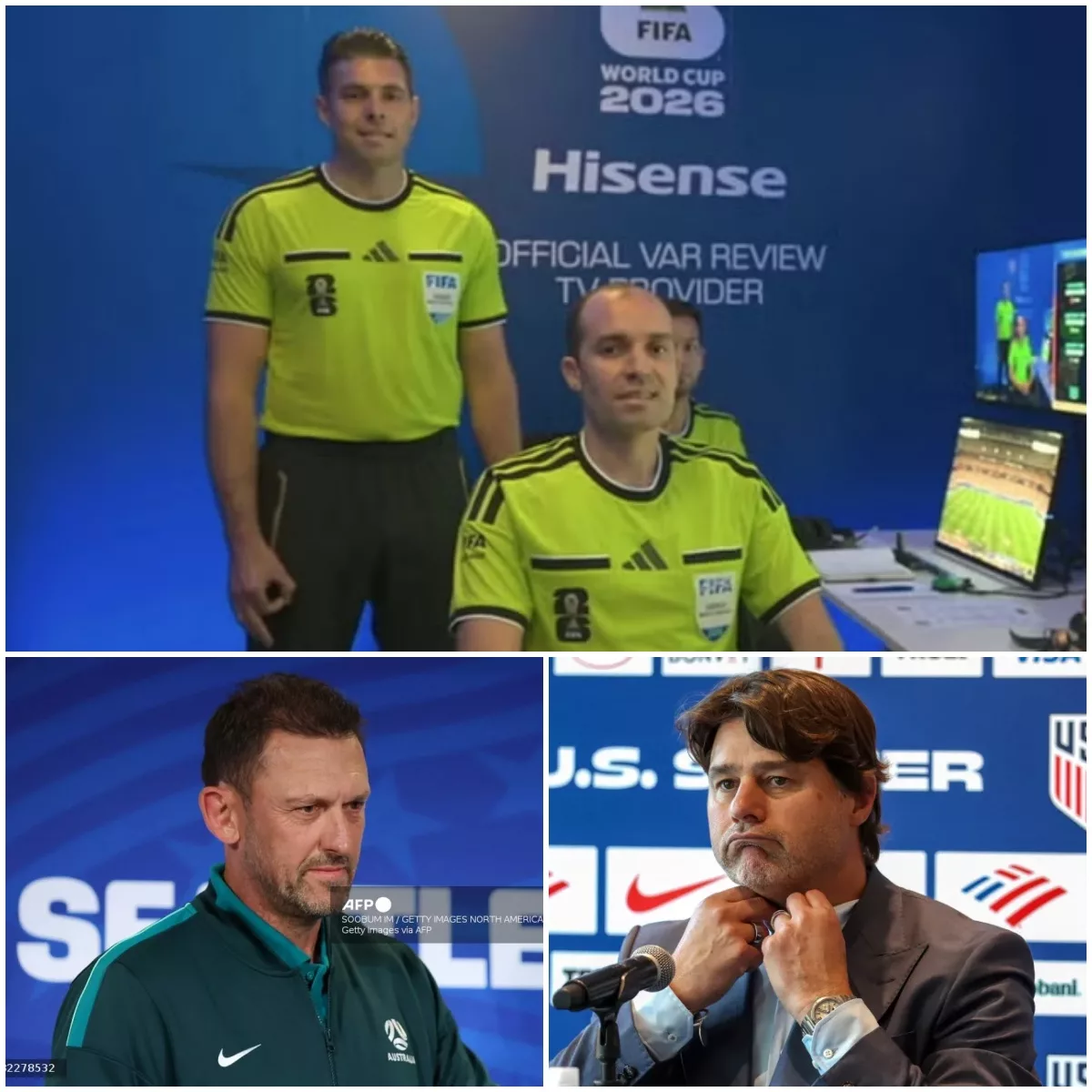 Cover Image for BREAKING: “His Five Words Changed Everything.” Tony Popovic Questions Felix Zwayer’s Controversial Decisions After Australia’s 0–2 World Cup Defeat to the USA, While Mauricio Pochettino Defends His Players as VAR Calls Ignite Heated Debate Across the Football World