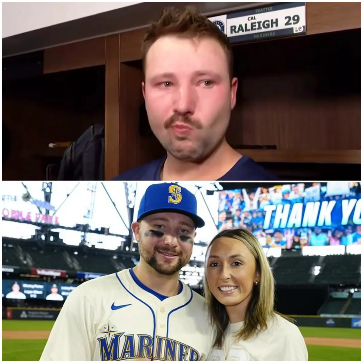 Cover Image for 🚨 Cal Raleigh & Hannah Shimek Drop a Surprise Announcement That Leaves Mariners Fans Speechless