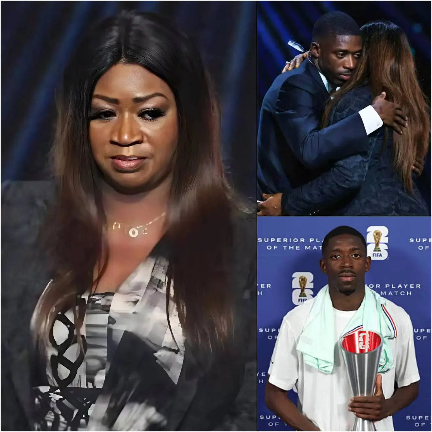 Cover Image for « MON FILS EST LA FIERTE DE NOTRE FAMILLE ET DE TOUTE LA FRANCE » Fatimata Dembélé, la mère de la star mondiale Ousmane Dembélé, a livré une déclaration bouleversante après le triplé exceptionnel de son fils