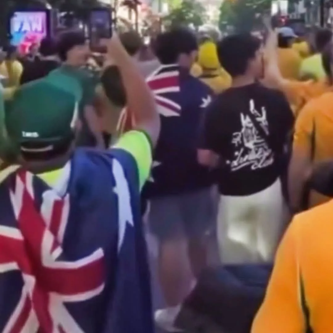 Cover Image for Australian Soccer Fans Unleash Cruel Donald Trump “Sex Offender” Chant Ahead Of World Cup Clash vs. USA [VIDEO]