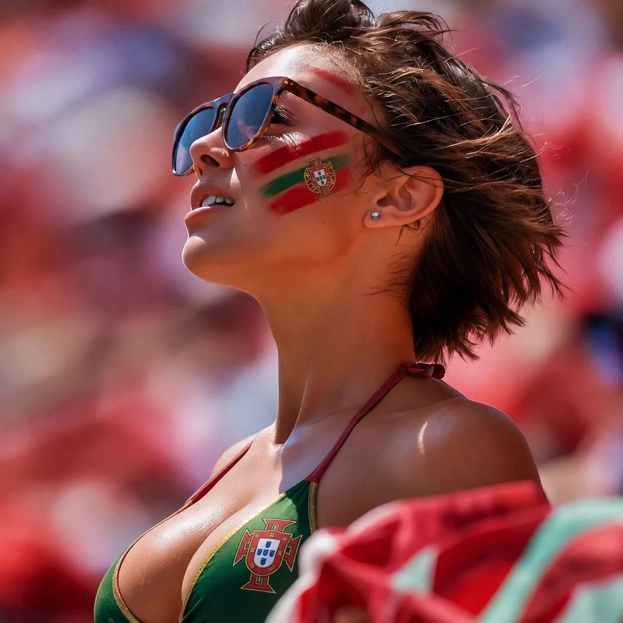 Cover Image for Fã de futebol portuguesa em biquíni impressiona e vence oficialmente o Mundial 2026 — imagem torna-se viral na internet [FOTOS]