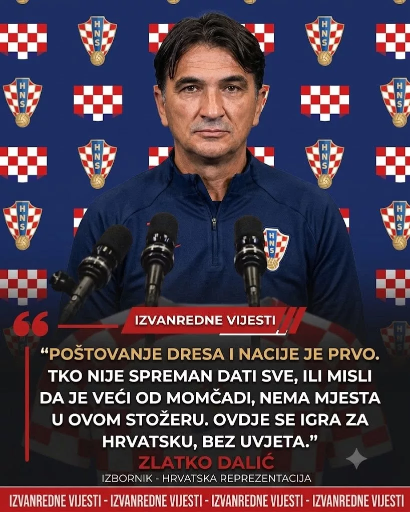 Cover Image for IZVANREDNA VIJEST: Izbornik hrvatske nogometne reprezentacije Zlatko Dalić šokirao je nogometni svijet izbacivši trojicu velikih zvijezda reprezentacije — Luku Modrića, Matea Kovačića i Joška Gvardiola — nakon što su navodno viđeni kako se zabavljaju u jednom zagrebačkom noćnom klubu u nedjelju navečer, samo nekoliko sati nakon što su propustili reprezentativni trening, navodeći kao razlog „zdravstvene tegobe“.