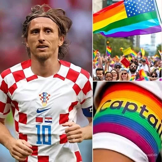 Cover Image for 🚨 SLUŽBENO: Vezni igrač Luka Modrić potvrdio je da neće nositi LGBT simbol duge na nadolazećim utakmicama.