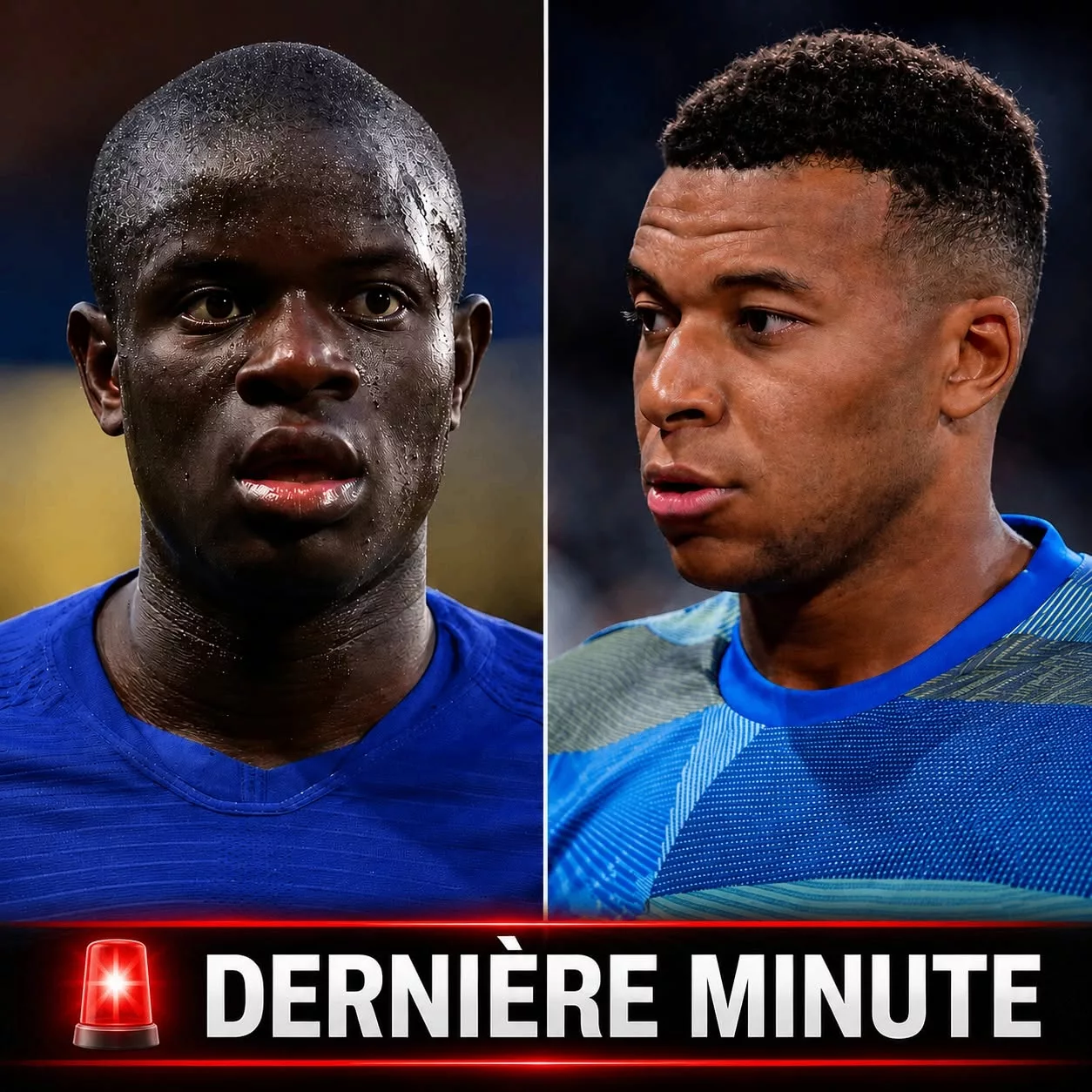 Cover Image for 🚨 DERNIÈRE MINUTE – À 1 JOUR DU MATCH FRANCE–IRAK: À seulement un jour du match crucial de l’équipe de France contre l’Irak en phase de groupes de la Coupe du Monde 2026, les deux plus grands leaders des Bleus — Kylian Mbappé et N’Golo Kanté — ont eu un échange bref mais très commenté, suscitant de nombreuses réactions au sein du camp français et sur les réseaux sociaux. 🇫🇷🔥