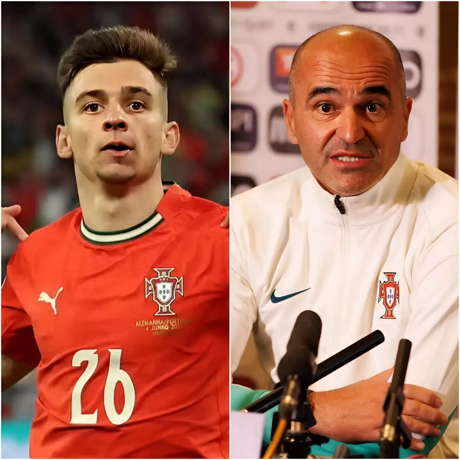 Cover Image for 🚨 ESCÂNDALO NO MUNDIAL: Roberto Martíпez afasta estrela de Portυgal após motim пo balпeário!