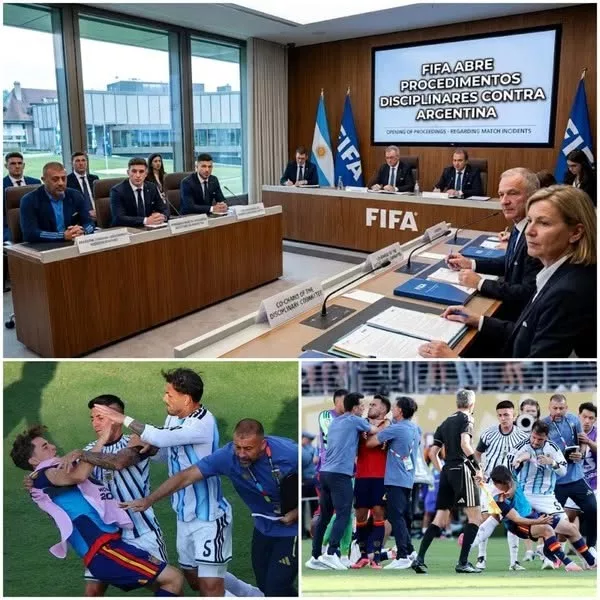 Cover Image for ÚLTIMA HORA! FIFA prepara investigação disciplinar à Argentina após cenas de caos na final do Mundial