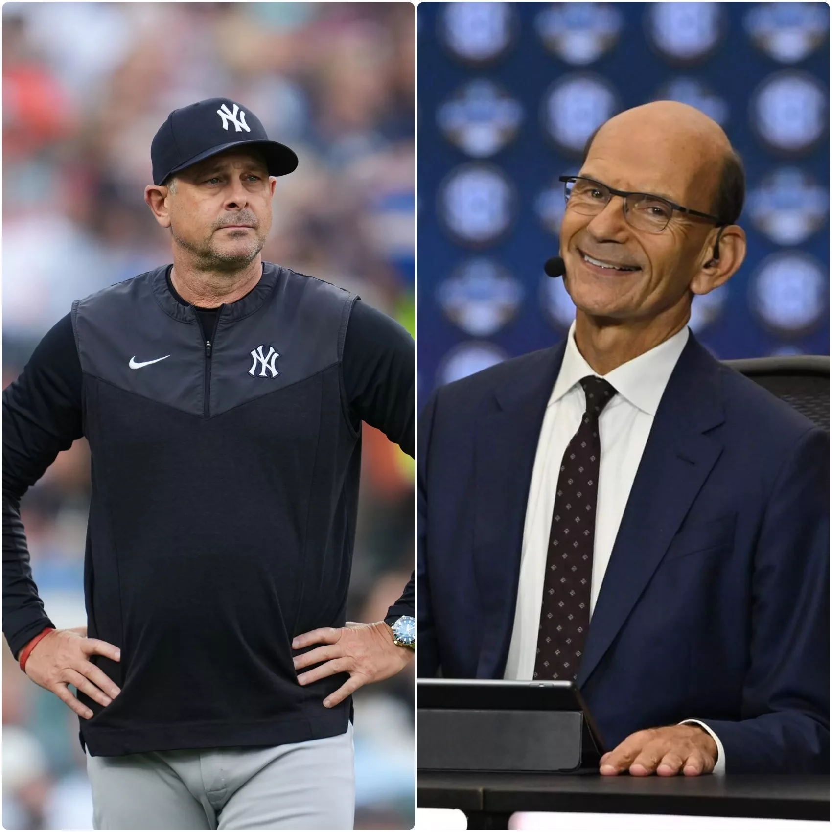 Cover Image for 🚨 BREAKING: Aaron Boone Responds After Paul Finebaum’s Sharp Criticism, Turning the Spotlight Back on the Yankees’ Determination