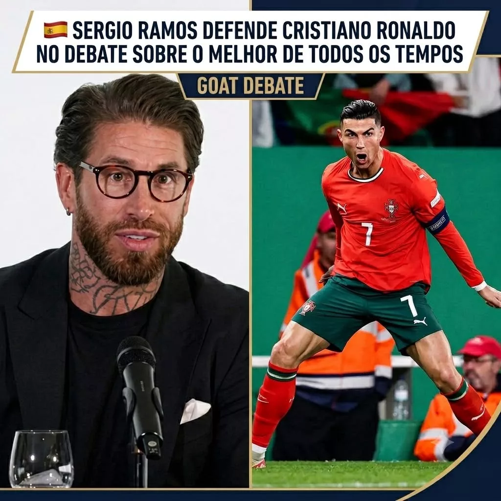 Cover Image for 🚨🇪🇸 Sergio Ramos e o debate sobre o GOAT: o legado de Cristiano Ronaldo vai muito além de um Mundial