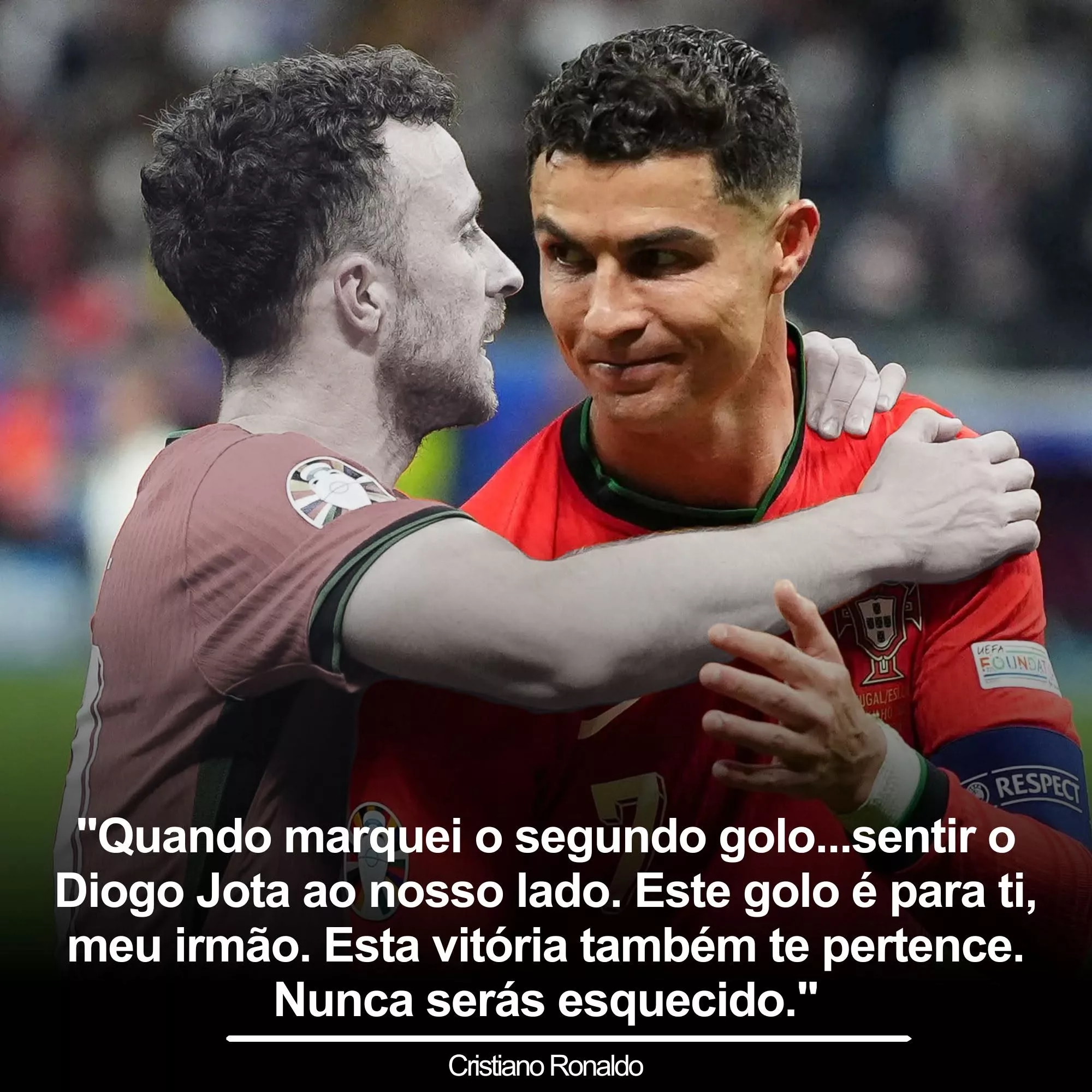 Cover Image for 😭🇵🇹 “Quando marquei o primeiro golo… senti que o Diogo Jota estava ao nosso lado.”