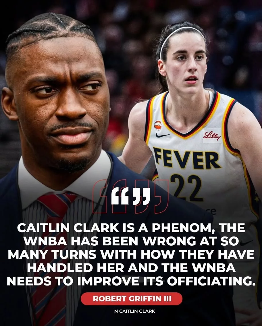 Cover Image for 😱 ROBERT GRIFFIN III JUST JOINED THE CAITLIN CLARK OFFICIATING DEBATE.