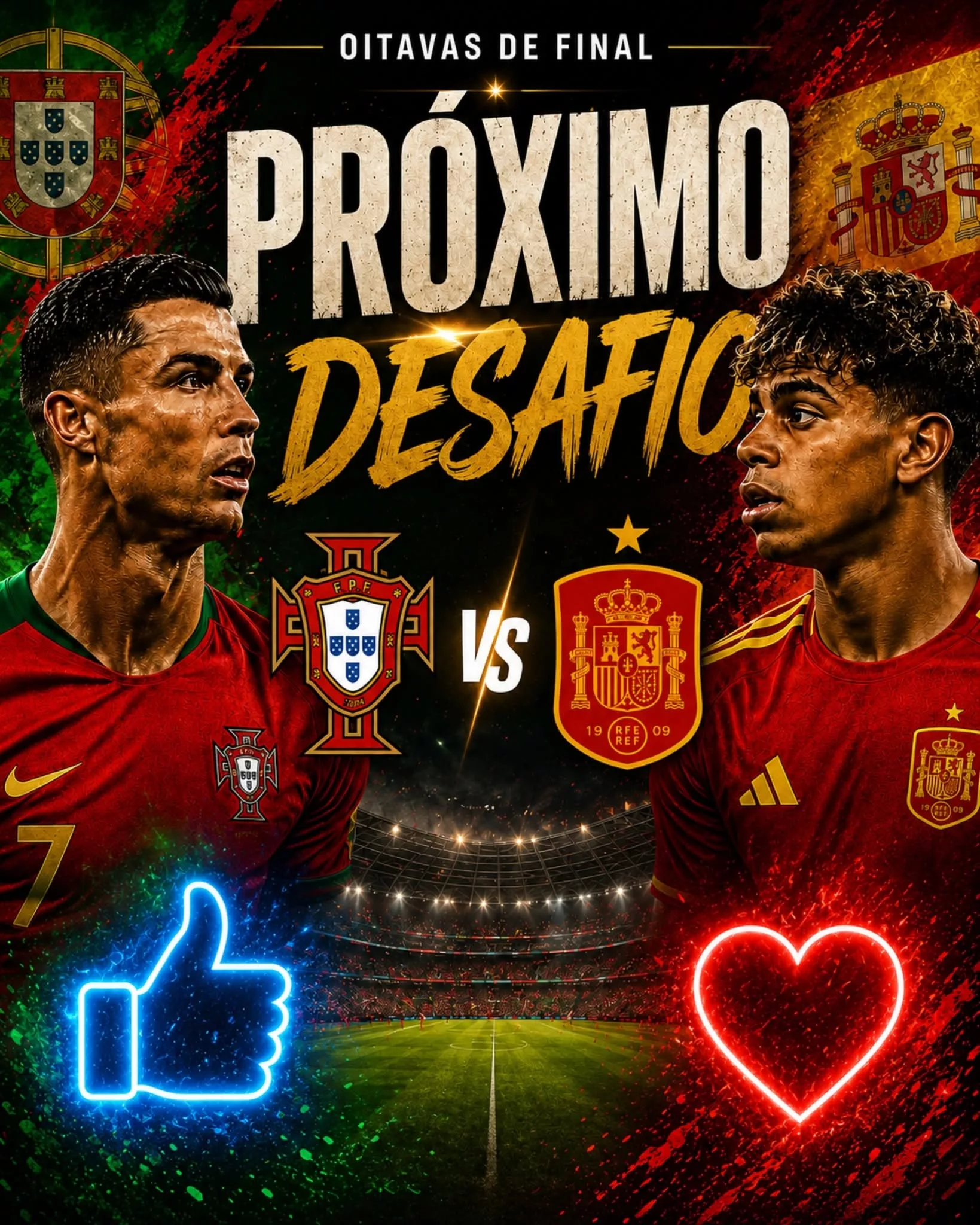 Cover Image for 🚨 BREAKING: Official Kick-Off Time Changed for Portugal 🇵🇹 vs Spain 🇪🇸 in the Next Stage of the 2026 FIFA World Cup!