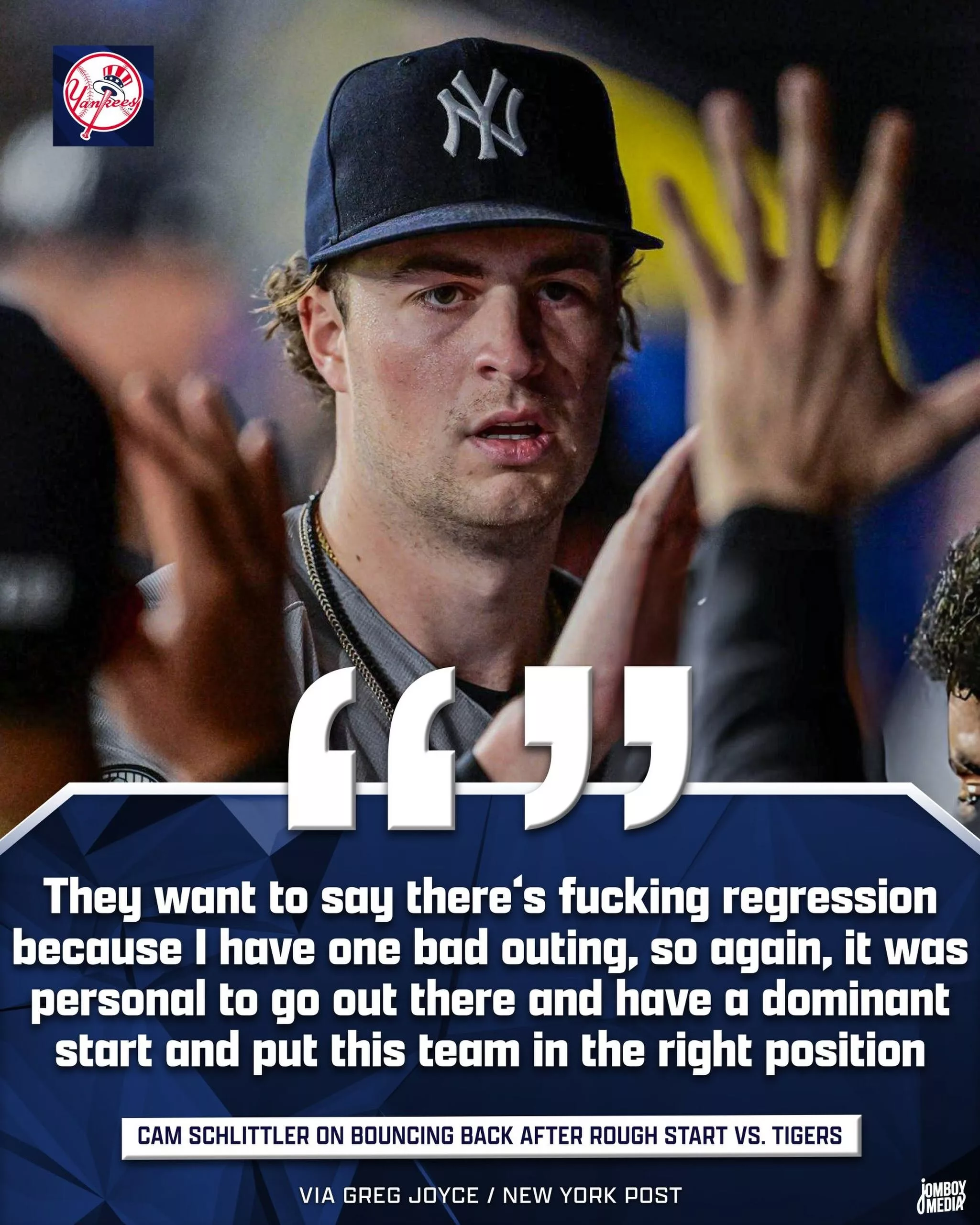 Cover Image for 🚨 BREAKING NEWS: Cam Schlittler had heard every criticism—and he answered it in the only place that truly mattered: on the mound. 💪⚾
