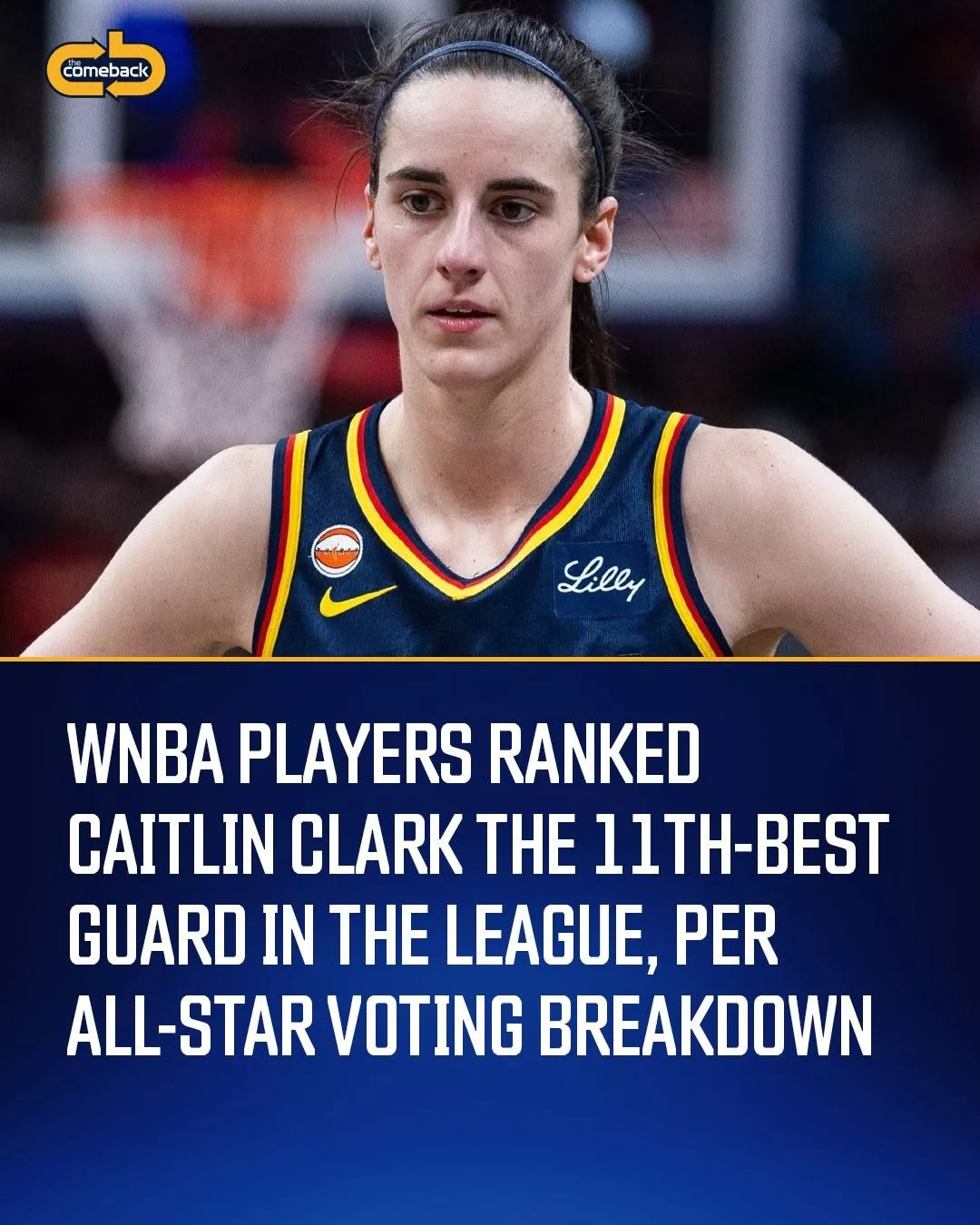 Cover Image for On Thursday, Indiana Fever superstar Caitlin Clark was named a starter to the WNBA All