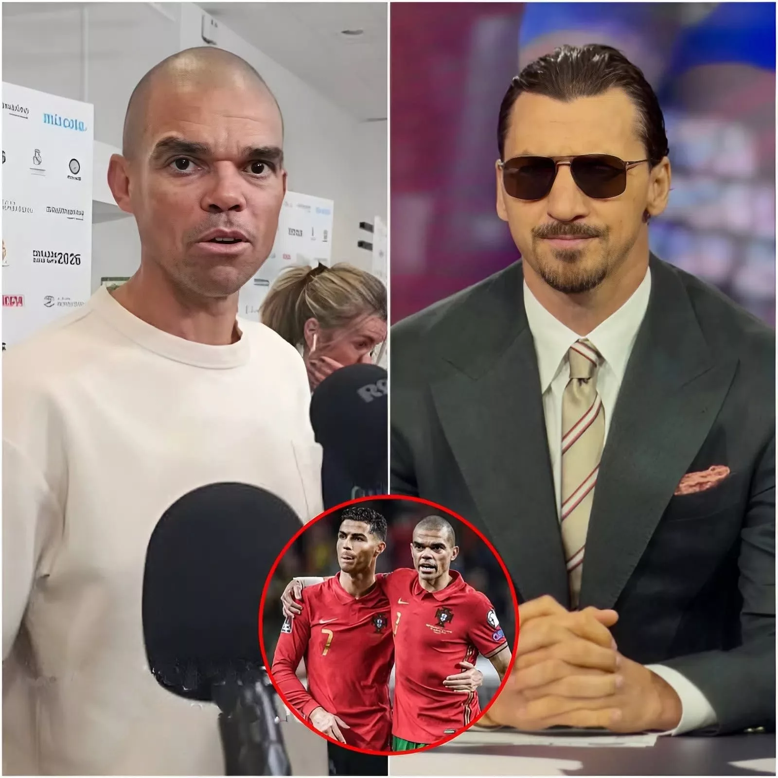 Cover Image for 🚨 CLIMA TENSO! ZLATAN DESTRÓI RONALDO, MAS PEPE RESPONDE E CALA O SUECO COM 10 PALAVRAS!