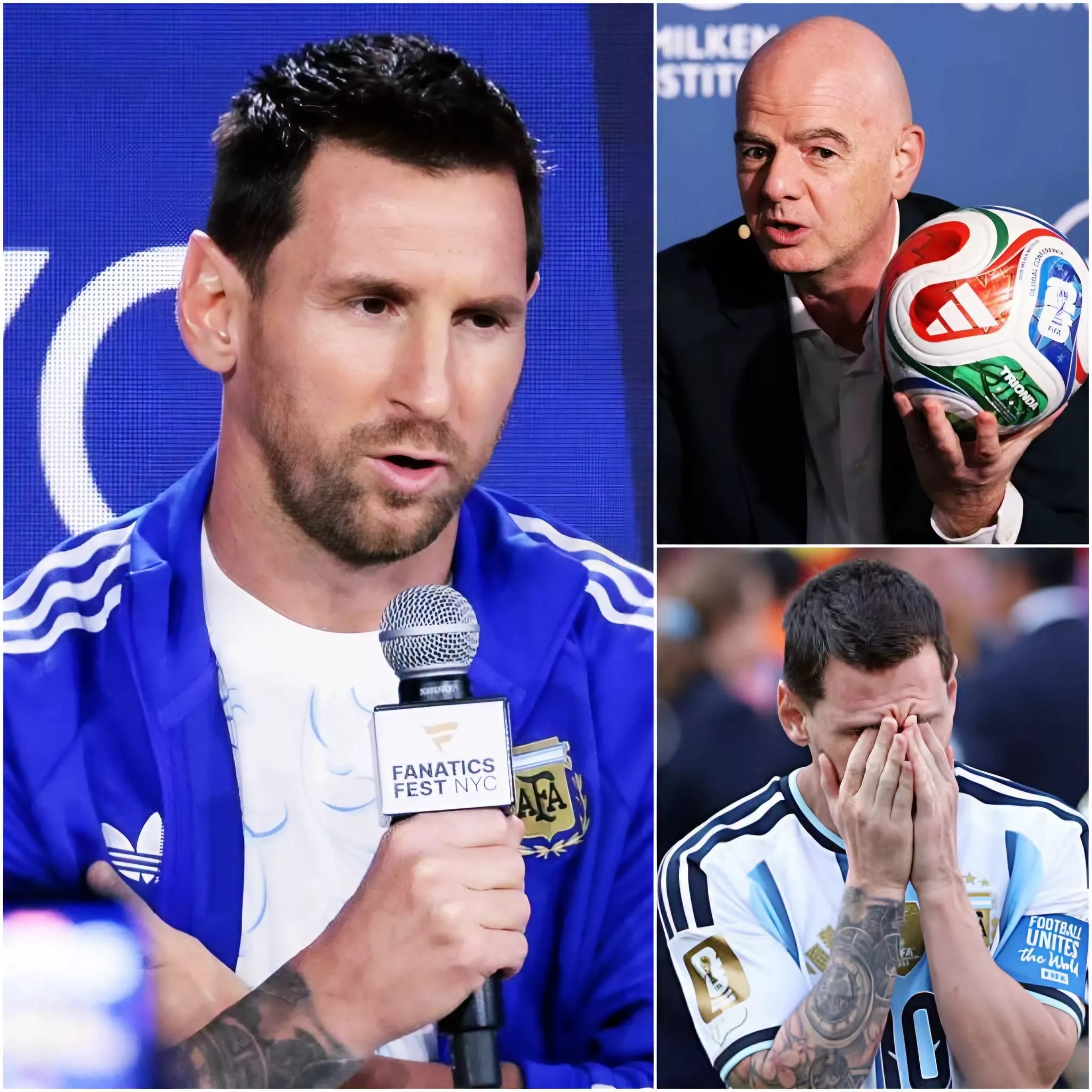 Cover Image for 🔴 “WE SHOULD HAVE BEEN THE WINNERS!” 🔵 — Lionel Messi exclaimed angrily. He claimed that the referee had taken away his team’s victory through absurd foul decisions, damaging the image of the World Cup.