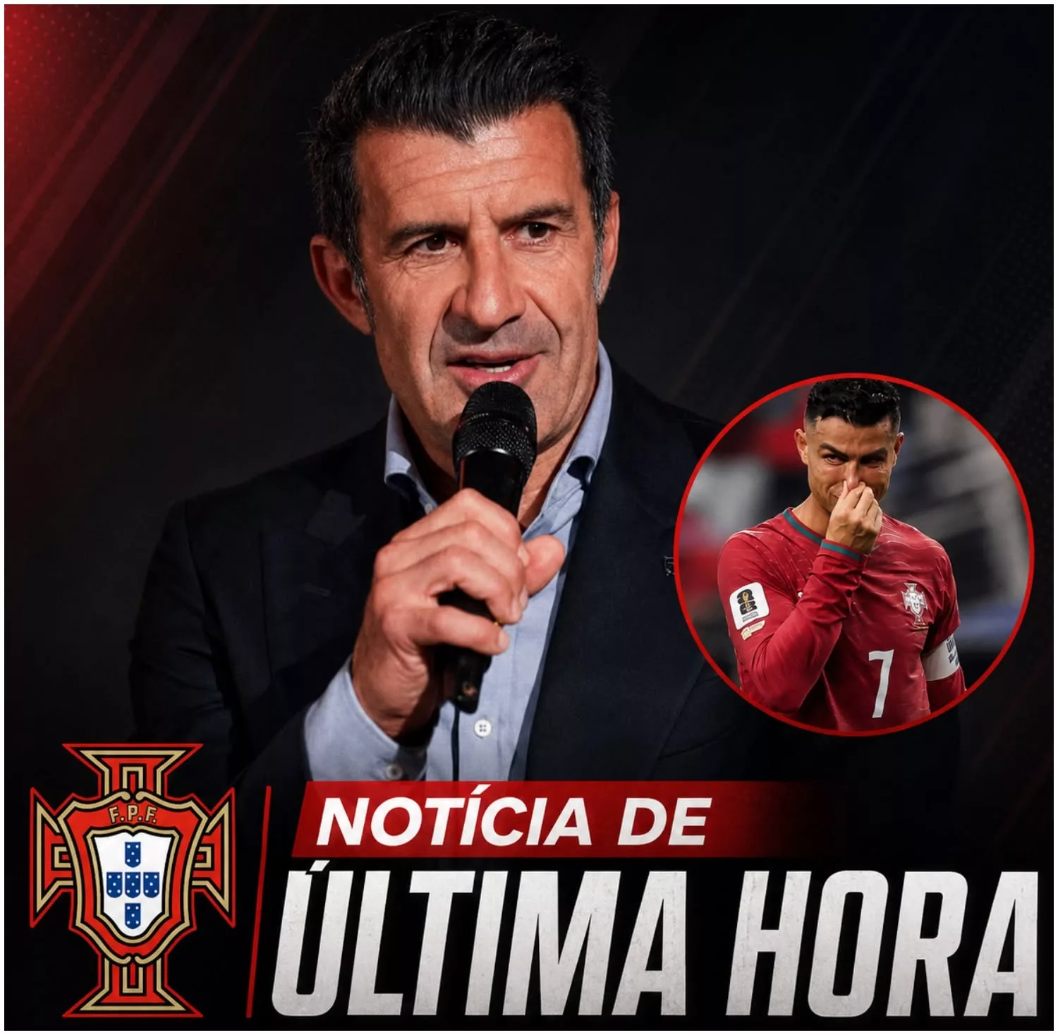 Cover Image for ❤️🇵🇹 “NUNCA ESTÁS SOZINHO, CAPITÃO” — A EMOTIVA MENSAGEM DE LUÍS FIGO PARA CRISTIANO RONALDO QUE TOCOU O CORAÇÃO DE PORTUGAL