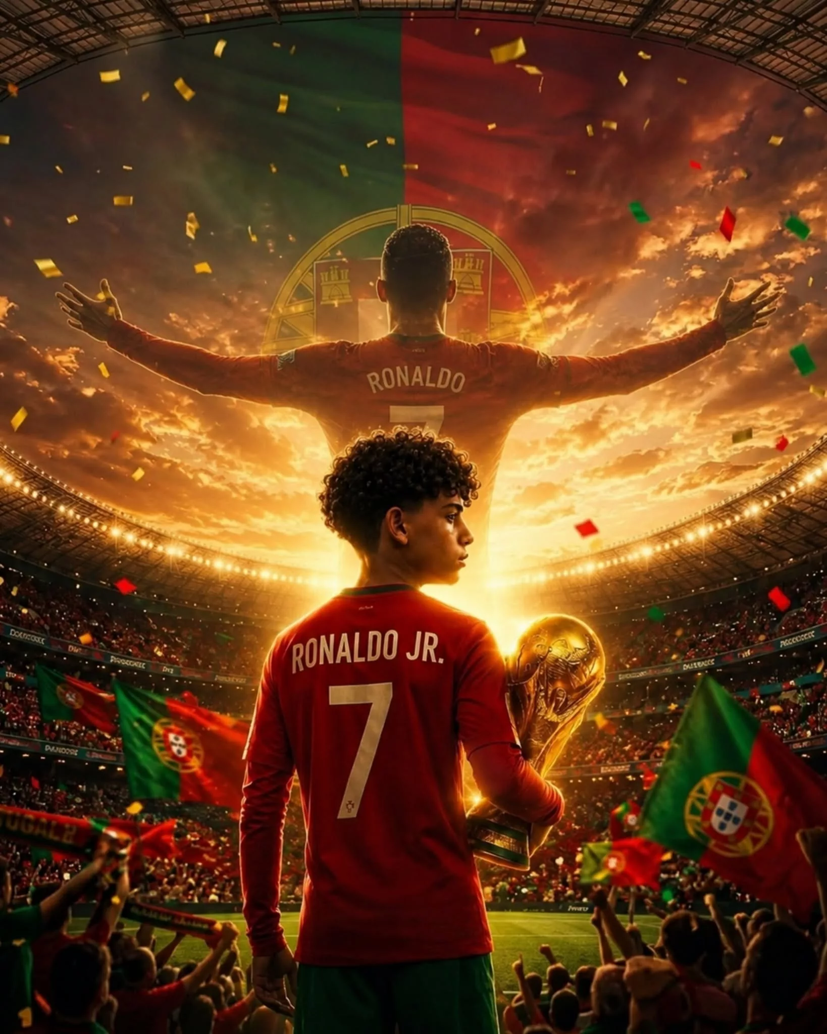 Cover Image for CONTINUAR O SONHO? ADEPTOS IMAGINAM RONALDO JR. A SEGUIR OS PASSOS DO PAI E A CONCLUIR A MISSÃO QUE CRISTIANO RONALDO AINDA PERSEGUE