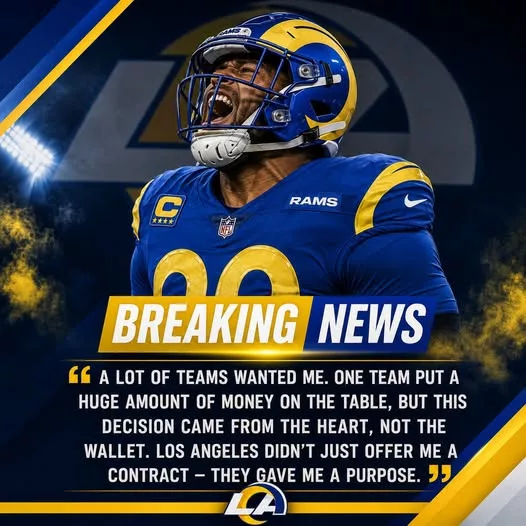 Cover Image for 🚨 JUST IN: Only 12 hours after being released by the Detroit Lions, one of the NFL’s top offensive tackles is reportedly turning down a $60 million offer from the Miami Dolphins in favor of a $50 million deal with the Los Angeles Rams. 🤯 If the reports are true, this isn’t just about money—it could be about chasing a championship, joining the right system, or believing the Rams offer the best opportunity to win. Passing up an extra $10 million is a rare move in today’s NFL, making this one of the offseason’s biggest surprises. Why did he choose Los Angeles over Miami? And what does this mean for the Rams’ offensive line moving forward? 👇 Full story and fan reactions in the comments!