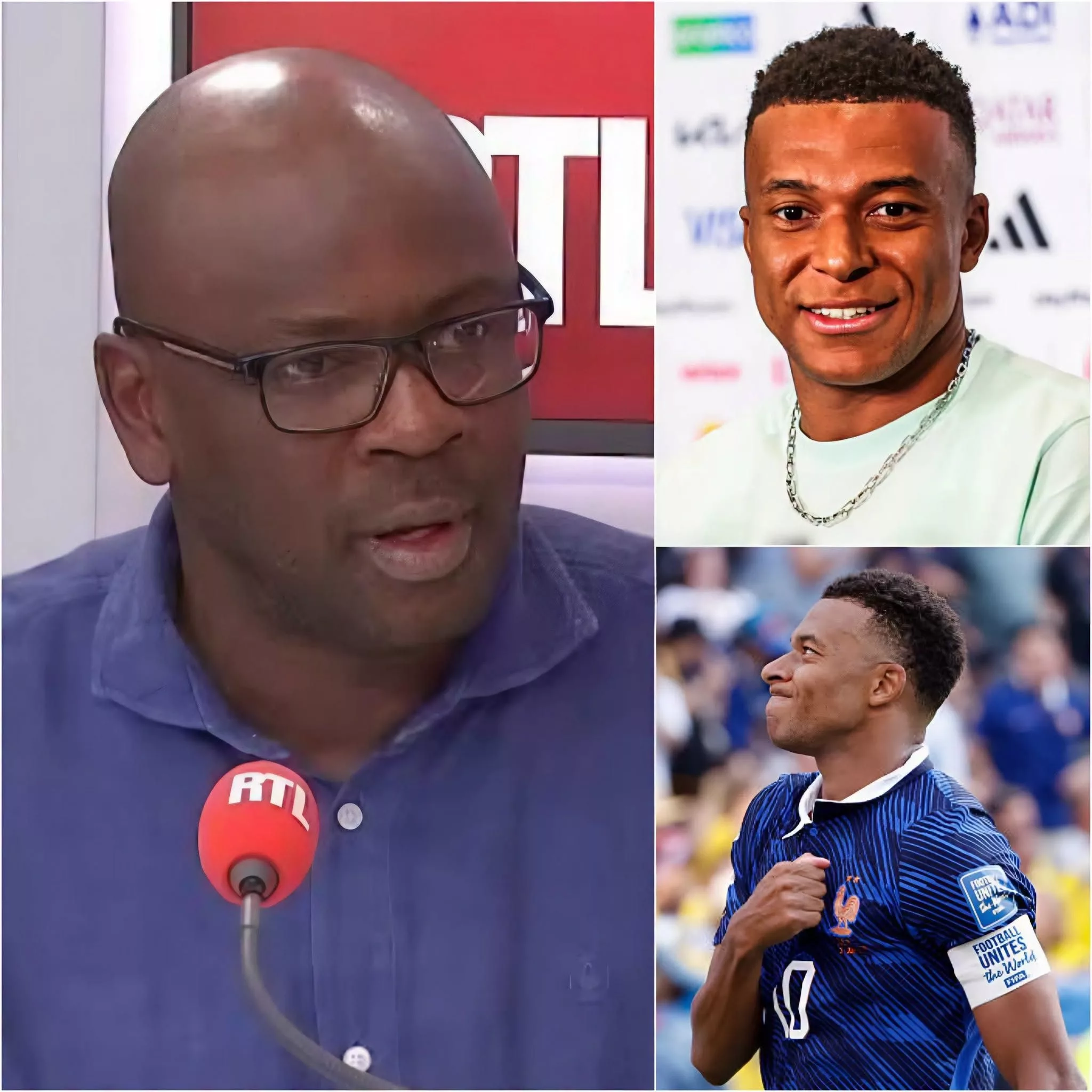 Cover Image for « IL NE MÉRITE PAS MON RESPECT ! » La légende française Lilian Thuram aurait vivement critiqué Kylian Mbappé avant le huitième de finale décisif contre le Paraguay