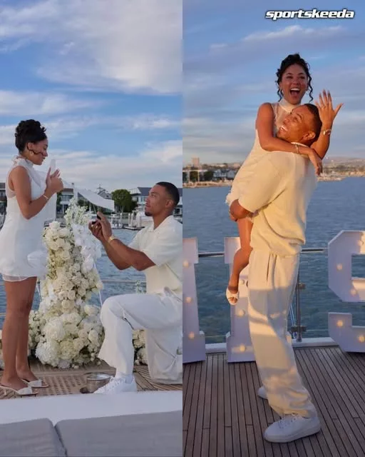 Cover Image for 🦁💍 Congratulations are in order for Amon-Ra St. Brown and Brooklyn Adams! The Detroit Lions star wide receiver and his longtime partner have officially announced their engagement, giving fans another reason to celebrate this offseason. While St. Brown continues to shine on the field as one of the NFL’s elite playmakers, this milestone marks an unforgettable moment in his personal life. Messages of love and congratulations have already begun pouring in from teammates, friends, and fans across the league. Wishing the happy couple nothing but the best as they begin this exciting new chapter together! ❤️ 👇 Join us in congratulating Amon-Ra and Brooklyn in the comments! 💙🦁