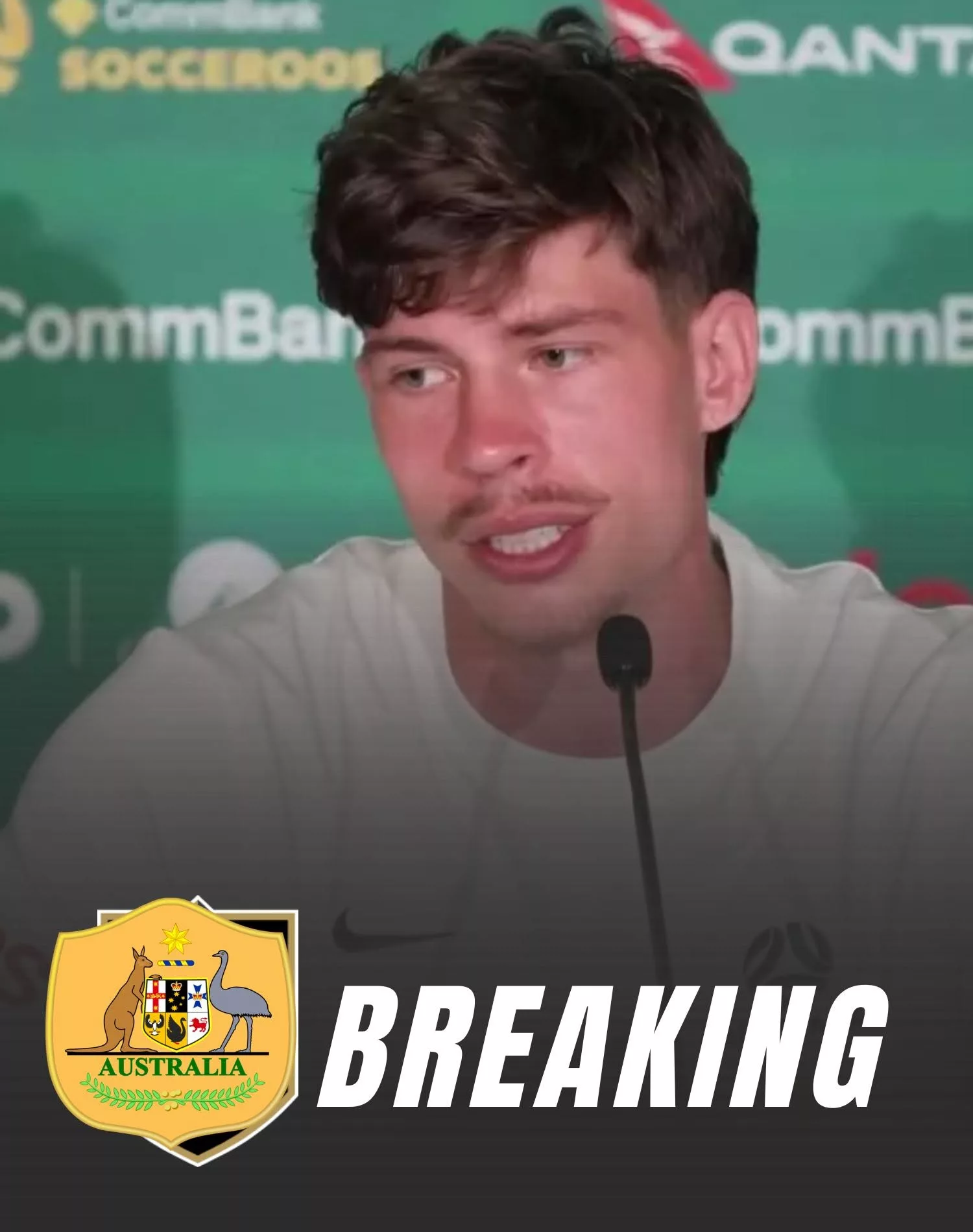 Cover Image for LATEST NEWS: Australia national football team star Jordan Bos has shocked fans with a surprising and powerful statement: