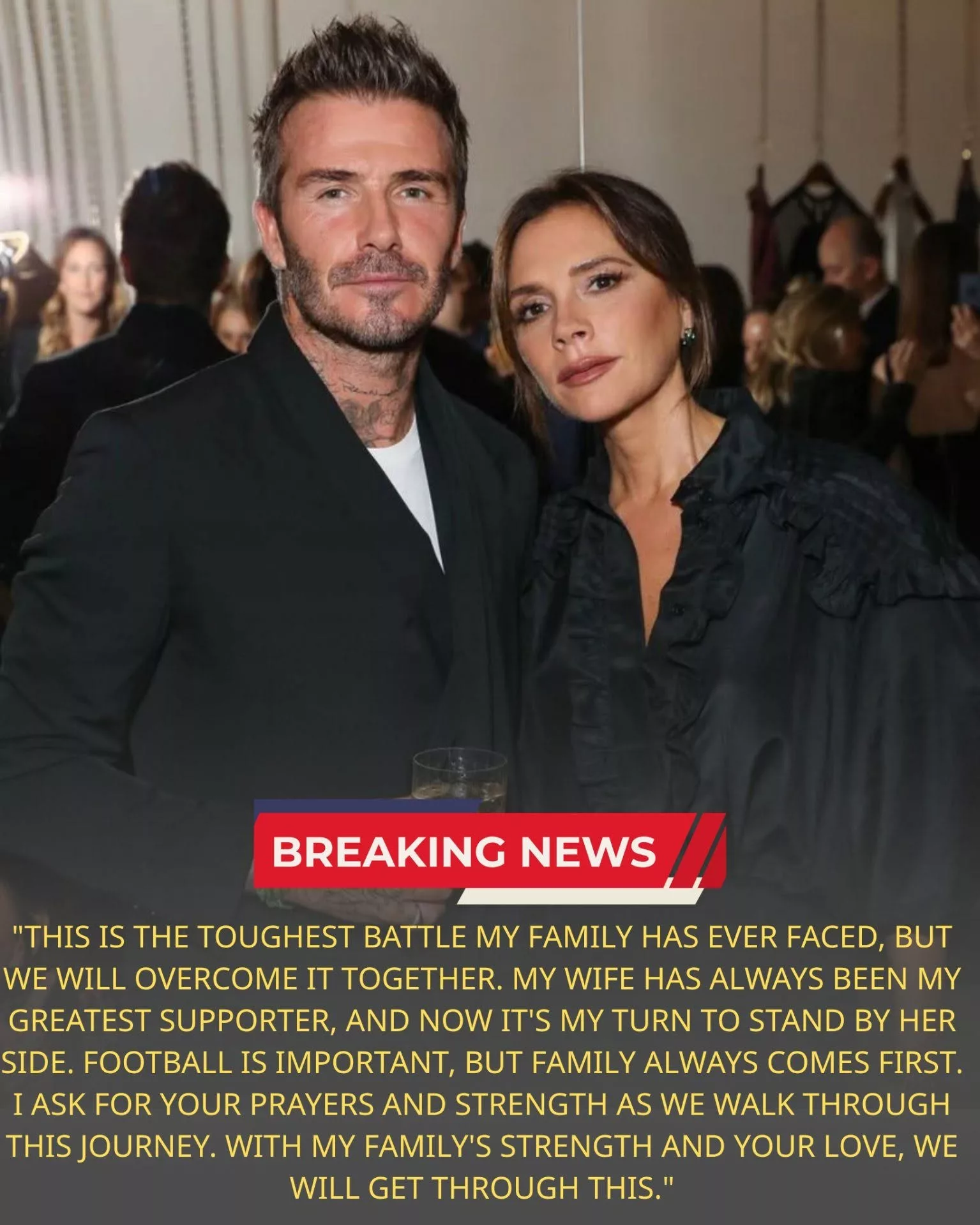 Cover Image for What a heartbreaking ending: The football world was stunned when David Beckham and his family made a devastating announcement, bringing fans to tears and shaking the entire English football community…