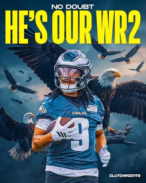 Cover Image for 🦅 The Eagles didn’t trade up in the first round to keep Makai Lemon on the bench. Philadelphia clearly believes it found one of the most NFL-ready receivers in the 2026 draft. Lemon enters the league with polished route-running, inside-out versatility, and the ability to create separation against man coverage—traits that could earn him playing time sooner rather than later. While he’ll need time to adjust to the speed of the NFL and master the playbook, many believe it’s only a matter of time before he becomes a key piece of the Eagles’ passing attack. Could the rookie work his way into the WR2 conversation by midseason and give Philadelphia another dangerous weapon alongside DeVonta Smith? 👇 How big of a role do you think Makai Lemon will have in his rookie season?