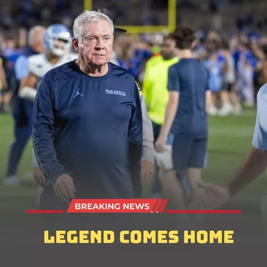 Cover Image for A LEGEND COMES HOME: A North Carolina Tar Heels icon has officially agreed to return to the club in a newly created long-term role — sending shockwaves throughout the college football world.