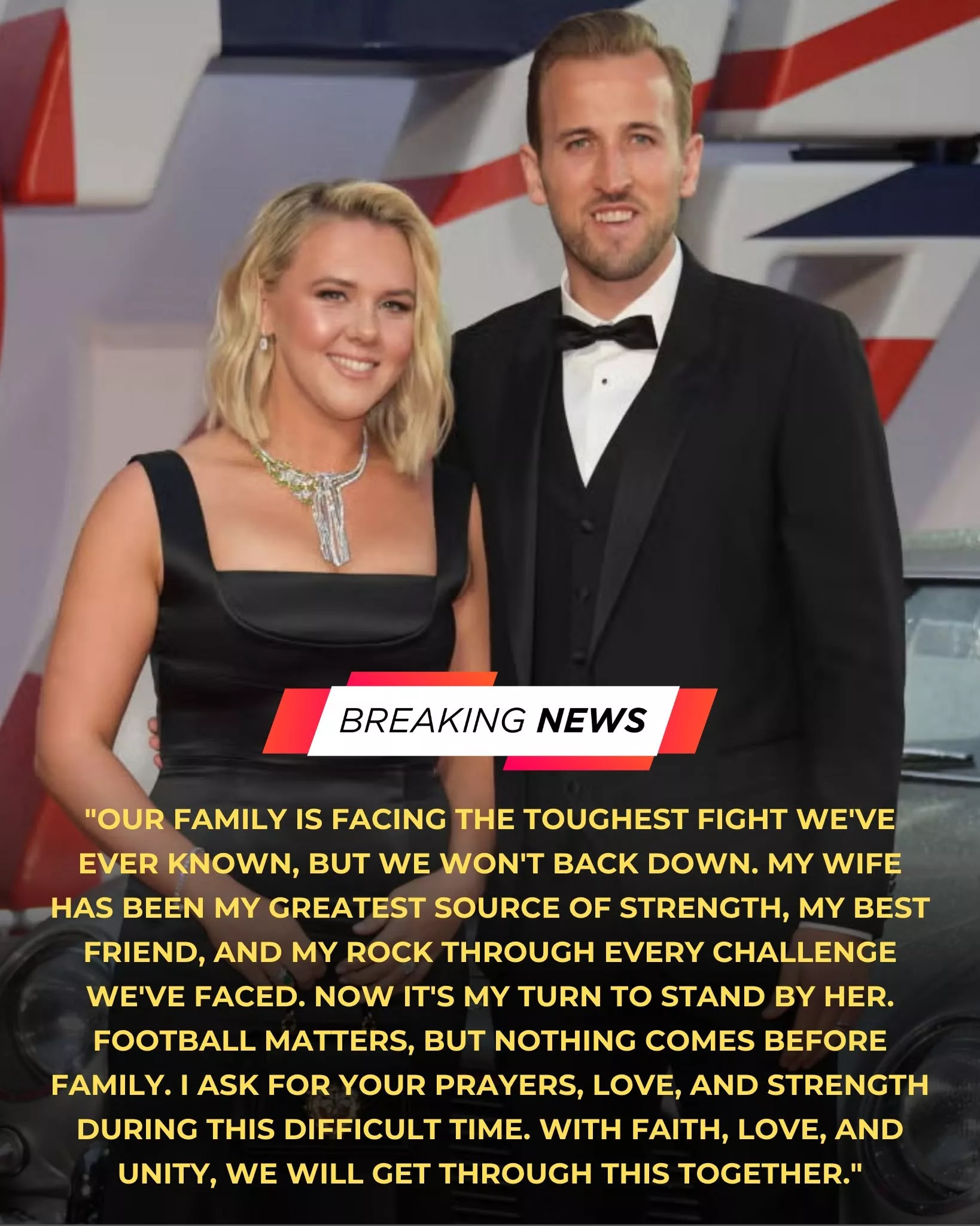 Cover Image for SAD NEWS: England captain Harry Kane and his family are facing heartbreaking news about his wife, Katie Kane — and the emotional reaction from the entire football community has left fans stunned…