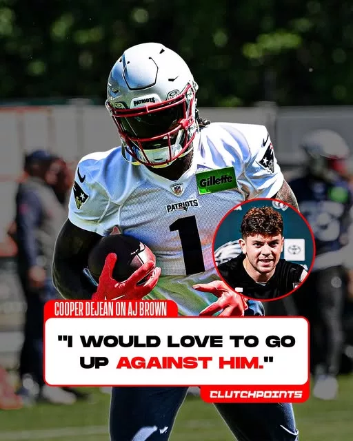 Cover Image for Cooper DeJean isn’t backing down from one of the toughest assignments in football—and Eagles fans should love that mentality. Instead of avoiding the challenge, DeJean is embracing daily reps against A.J. Brown, one of the NFL’s most dominant wide receivers. There’s an old saying: iron sharpens iron, and that’s exactly what’s happening in Philadelphia’s training camp. Every battle against Brown gives DeJean a chance to refine his technique, improve his confidence, and accelerate his growth into a potential star. If he can consistently compete with No. 11 in practice, imagine what he’ll be capable of on Sundays. Could these daily matchups be the key to unlocking another breakout season for the Eagles’ young defensive standout? 🦅🔥
