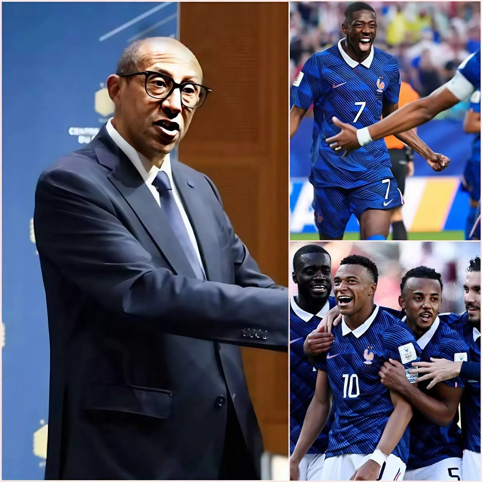 Cover Image for DERNIÈRE MINUTE : 😠🚨️⚽ Après la lourde défaite 2-0 de la France face à l’Espagne, une nouvelle polémique secoue le football français. Alors que les joueurs n’avaient même pas encore eu le temps de digérer ce revers difficile, le président de la Fédération Française de Football, Philippe Diallo