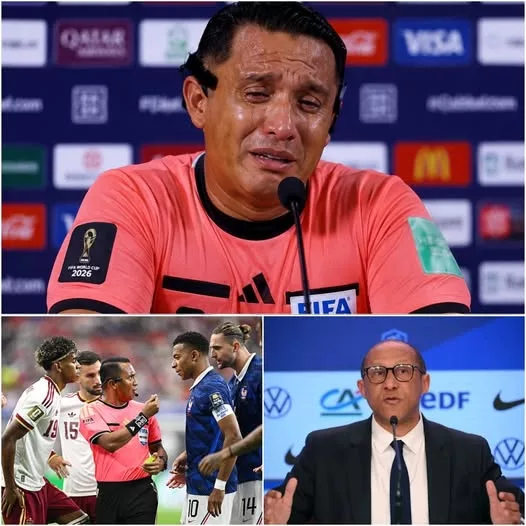 Cover Image for Je regrette vraiment mes décisions. Mais je n’avais pas d’autre choix ! » L’arbitre Iván Barton va présenter ses excuses après les décisions controversées qu’il a prises lors de la demi-finale, au cours de laquelle l’Espagne a battu la France 2-0, en admettant qu’il avait provoqué une énorme polémique.