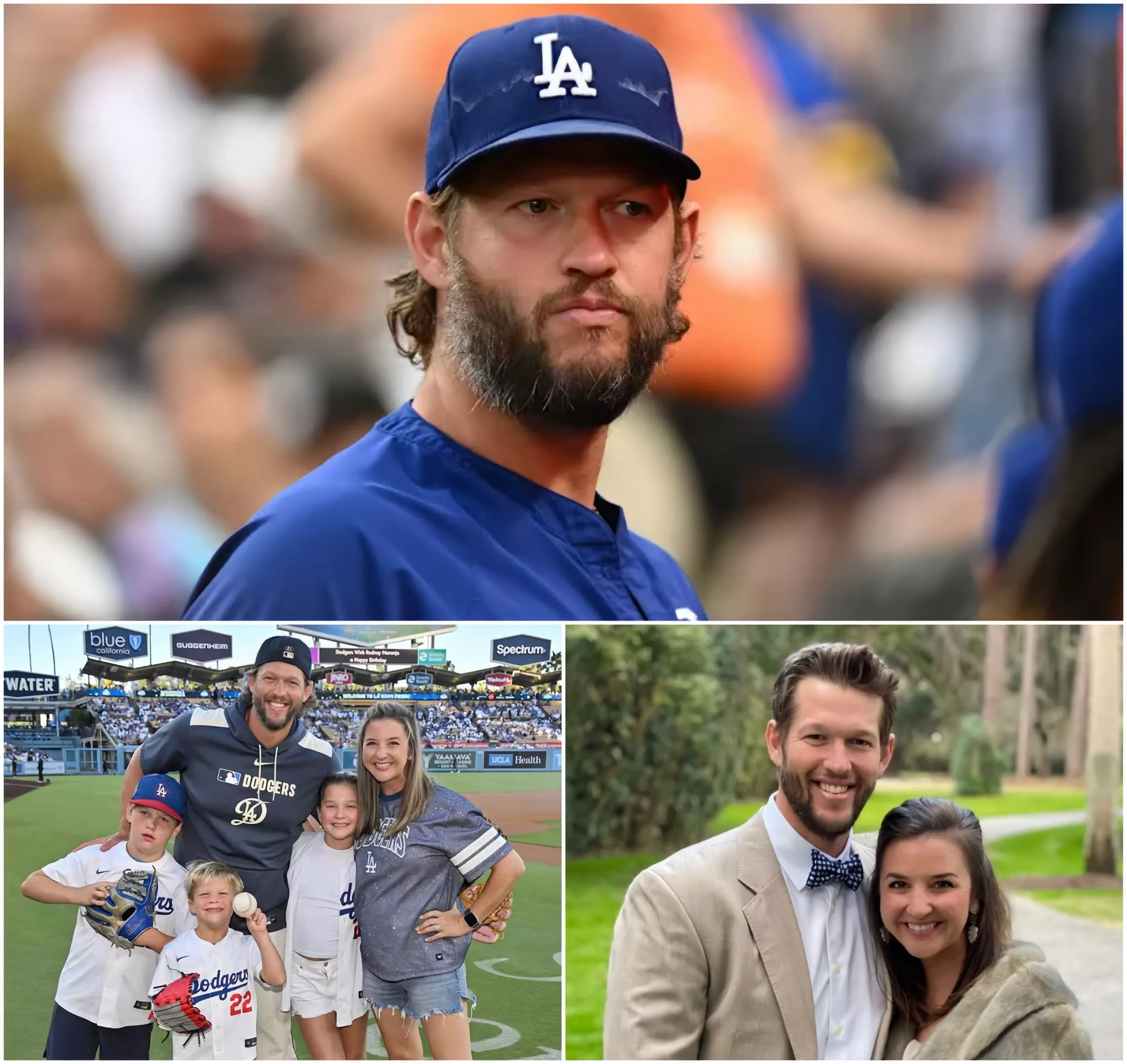 Cover Image for BREAKING 30 MINS AGO: Los Angeles Dodgers legend Clayton Kershaw and his family have just delivered a massive bombshell announcement, sending shockwaves throughout the entire MLB world…