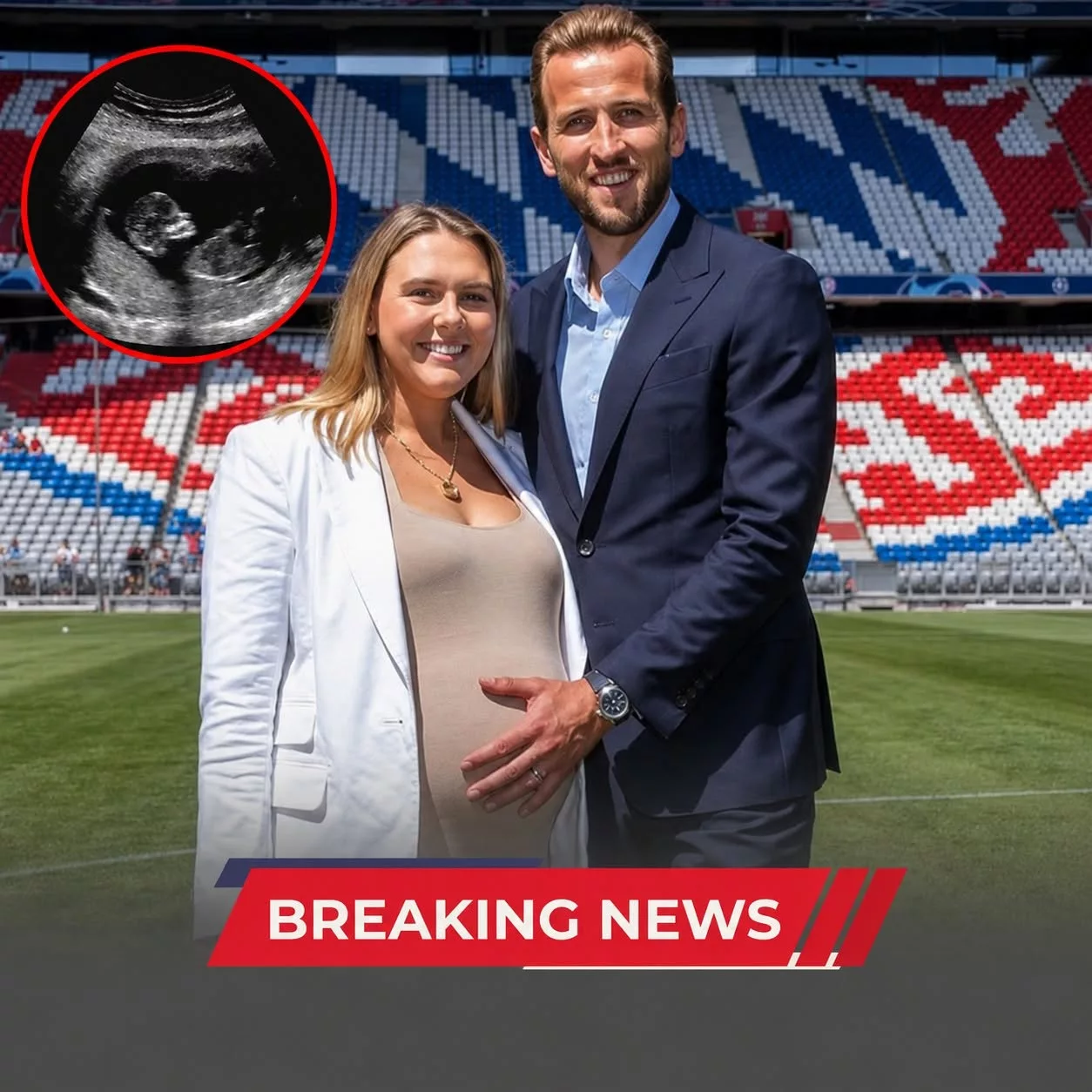 Cover Image for BREAKING 15 MINS AGO: England superstar Harry Kane and his wife, Kate Goodland, have just delivered a massive bombshell announcement, sending shockwaves throughout the entire football world…