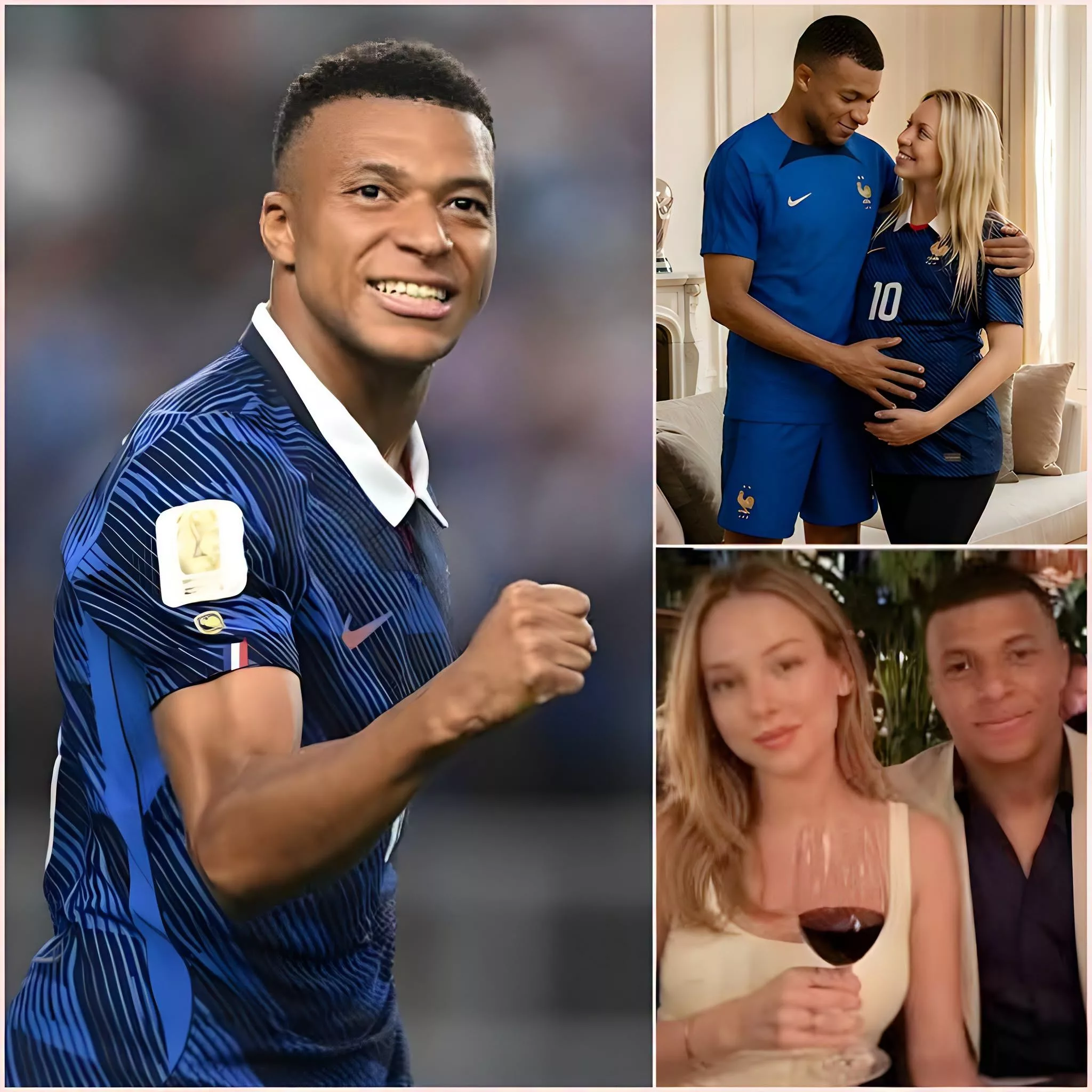 Cover Image for BONNES NOUVELLES: ❤️Kylian Mbappé vient de partager une immense joie avec sa compagne, Ester Expósito. Il a révélé le prénom de leur futur bébé, expliquant qu’il s’en était inspiré d’un coéquipier de l’équipe de France, tout en partageant sa vision de l’avenir avec les Bleus.