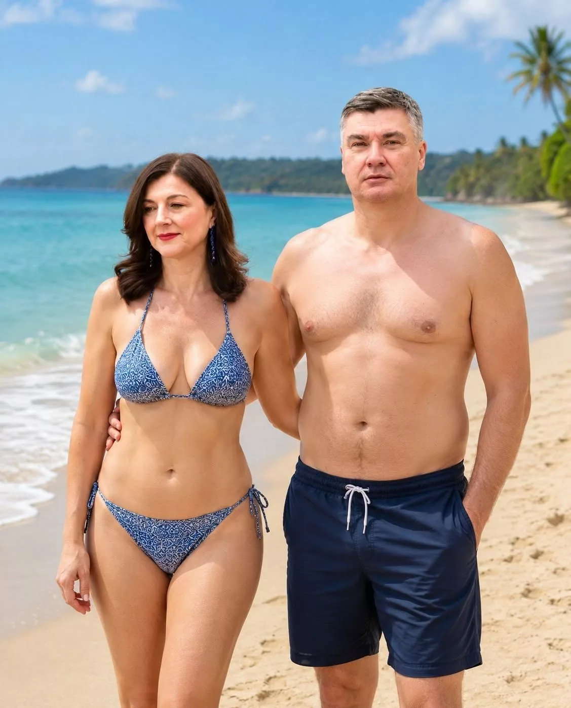 Cover Image for 🚨 IZNENAĐENJE: Zoran Milanović i njegova supruga Sanja Musić Milanović privukli su veliku pozornost javnosti nakon što su se pojavili na rijetkim fotografijama sa svog odmora uz more.