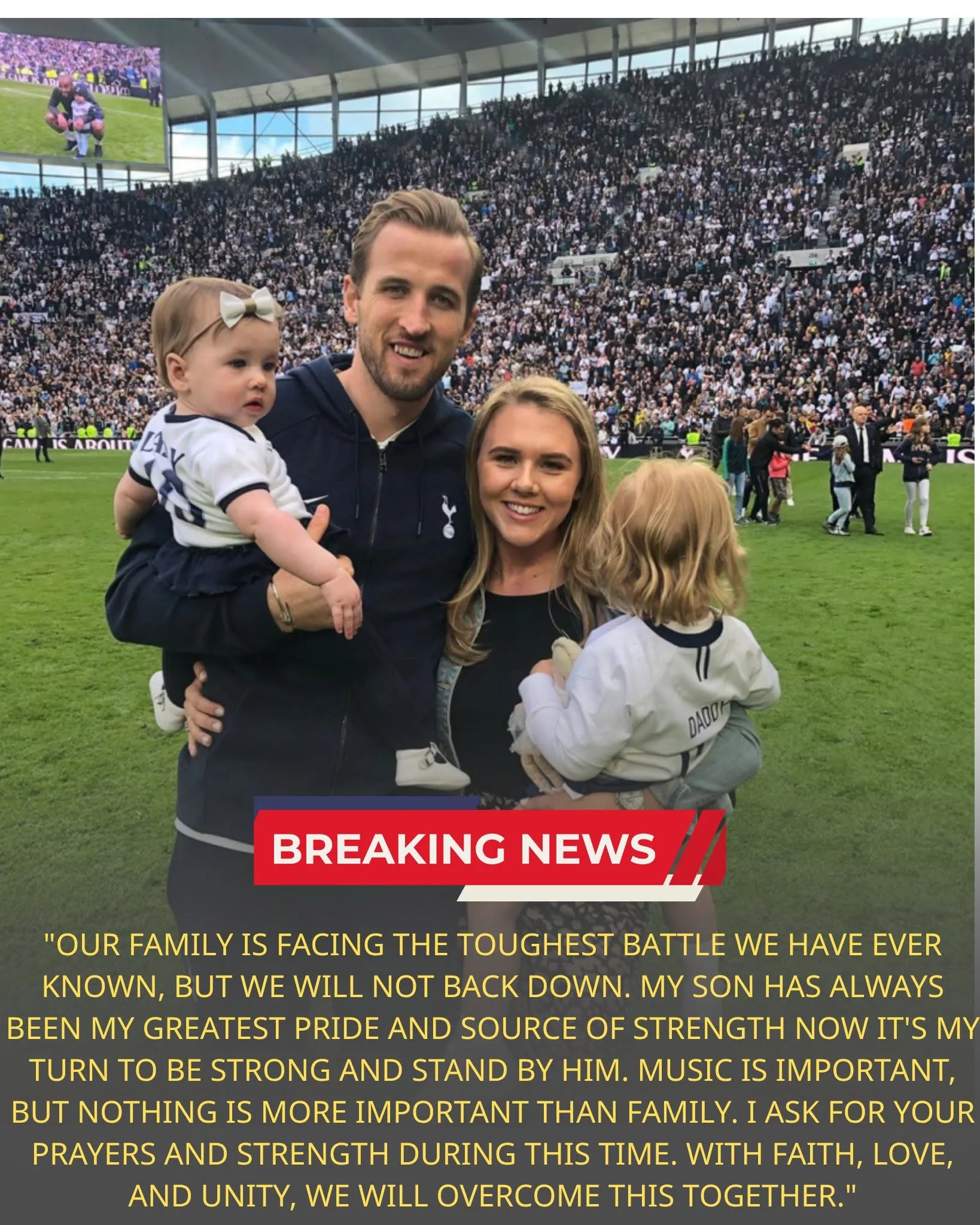 Cover Image for Sad News: Harry Kane and His Daughter Are Facing Heartbreaking News Involving His Daughter — And Harry Kane’s Emotional Reaction Has Left Fans Completely Stunned…