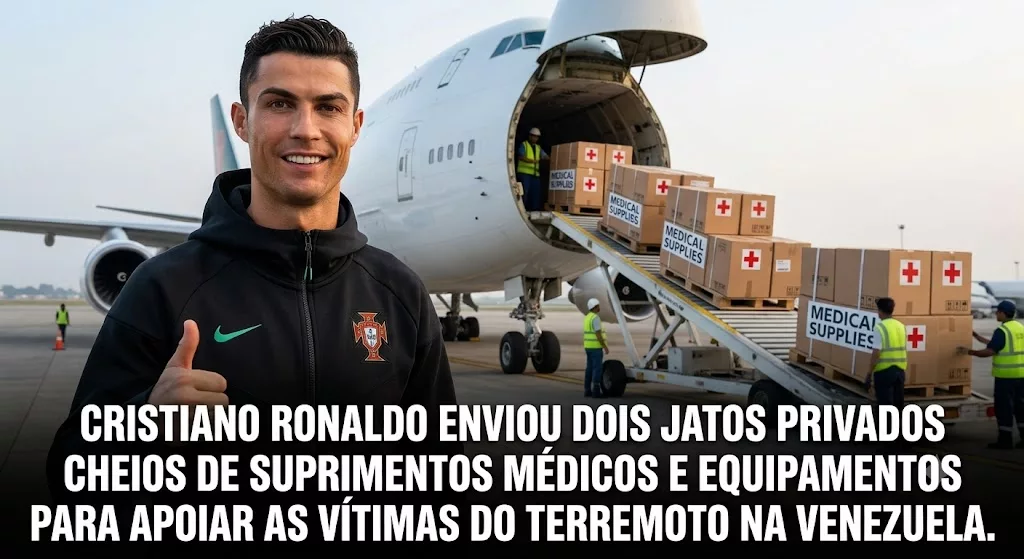 Cover Image for 🚨 NOTÍCIA DE ÚLTIMA HORA 🚨 Cristiano Ronaldo surpreende com suposta ajuda humanitária à Venezuela e recebe elogios de Delcy Rodríguez