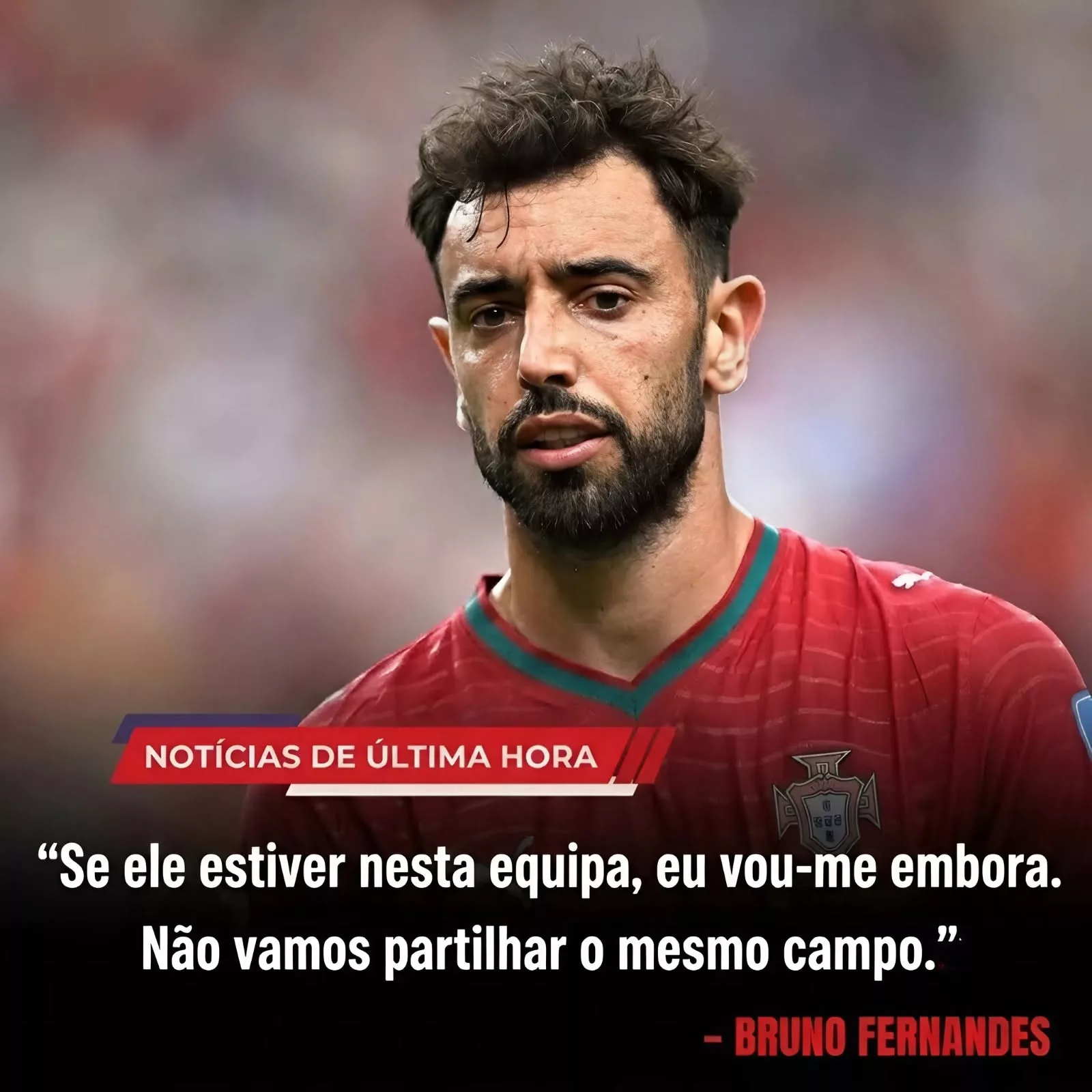Cover Image for PORTUGAL: BRUNO FERNANDES ENVIA FORTE RECADO APÓS DERROTA COM ESPANHA E COMPORTAMENTO DE JOVEM JOGADOR GERA TENSÃO NO BALNEÁRIO
