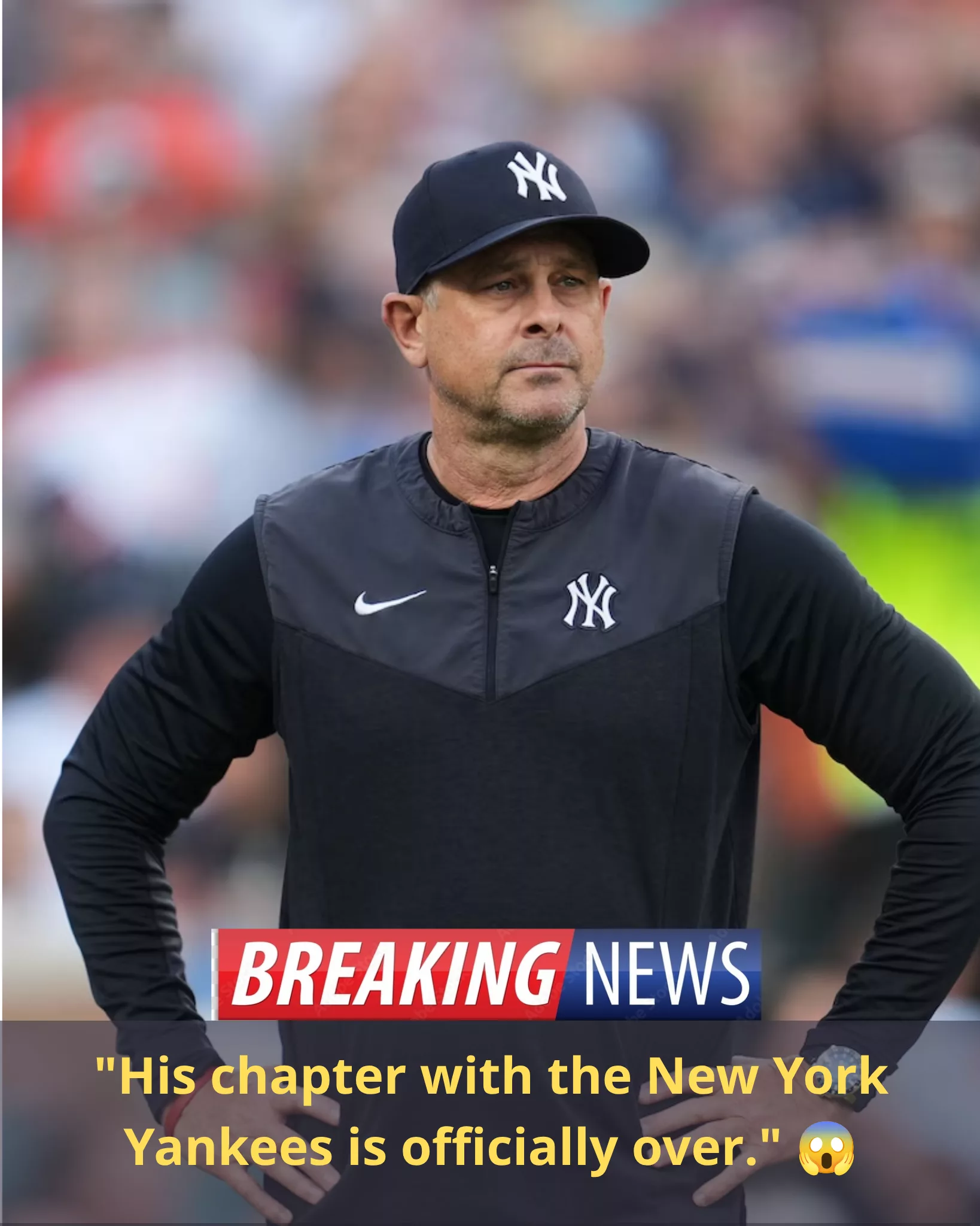 Cover Image for BREAKING : “His Chapter with the New York Yankees Is Officially Over.”