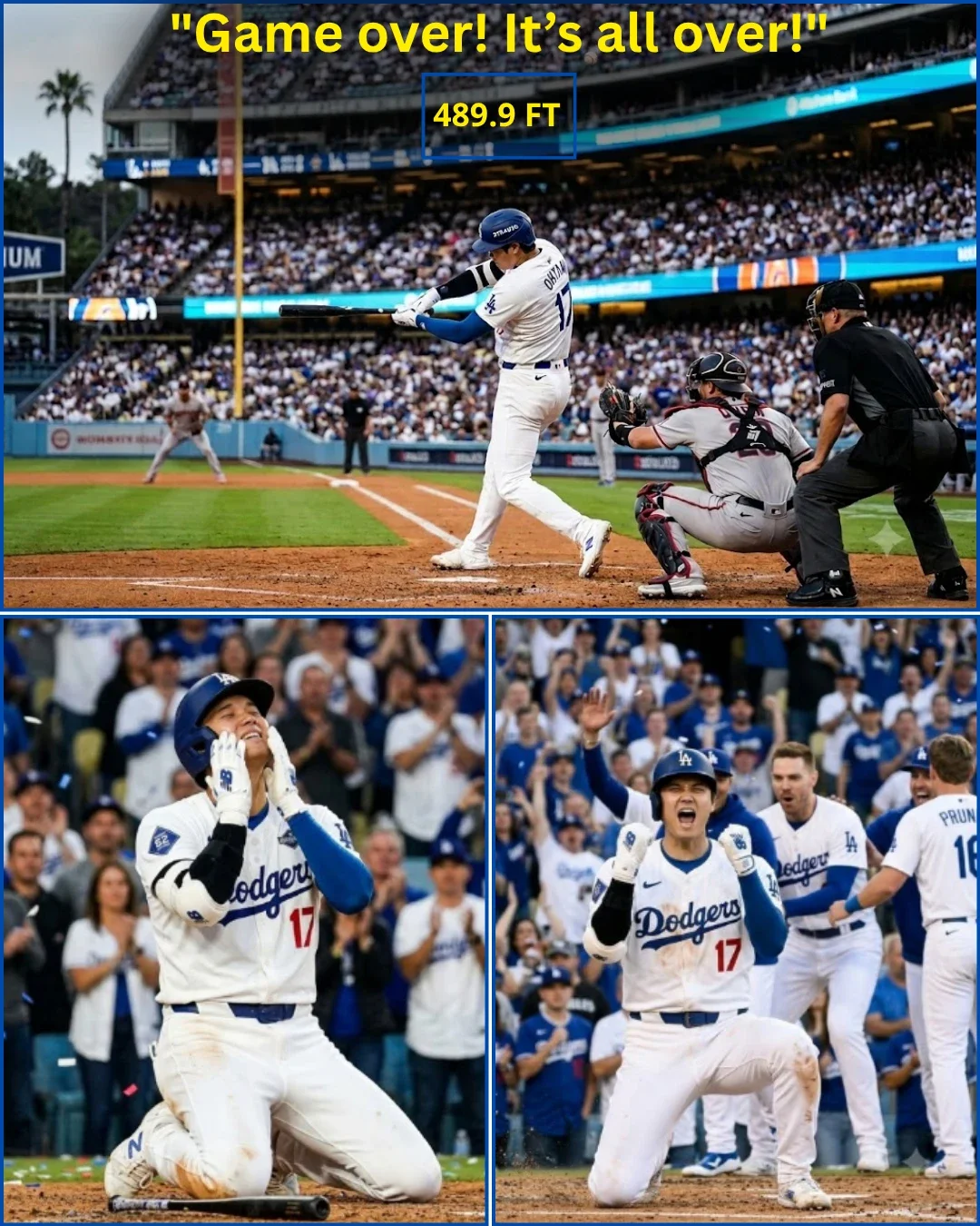 Cover Image for EQ “BANG!” – The Sound of the Bat Echoes and Ohtani’s 489.9 FT Masterpiece Makes the Entire Stadium Explode!