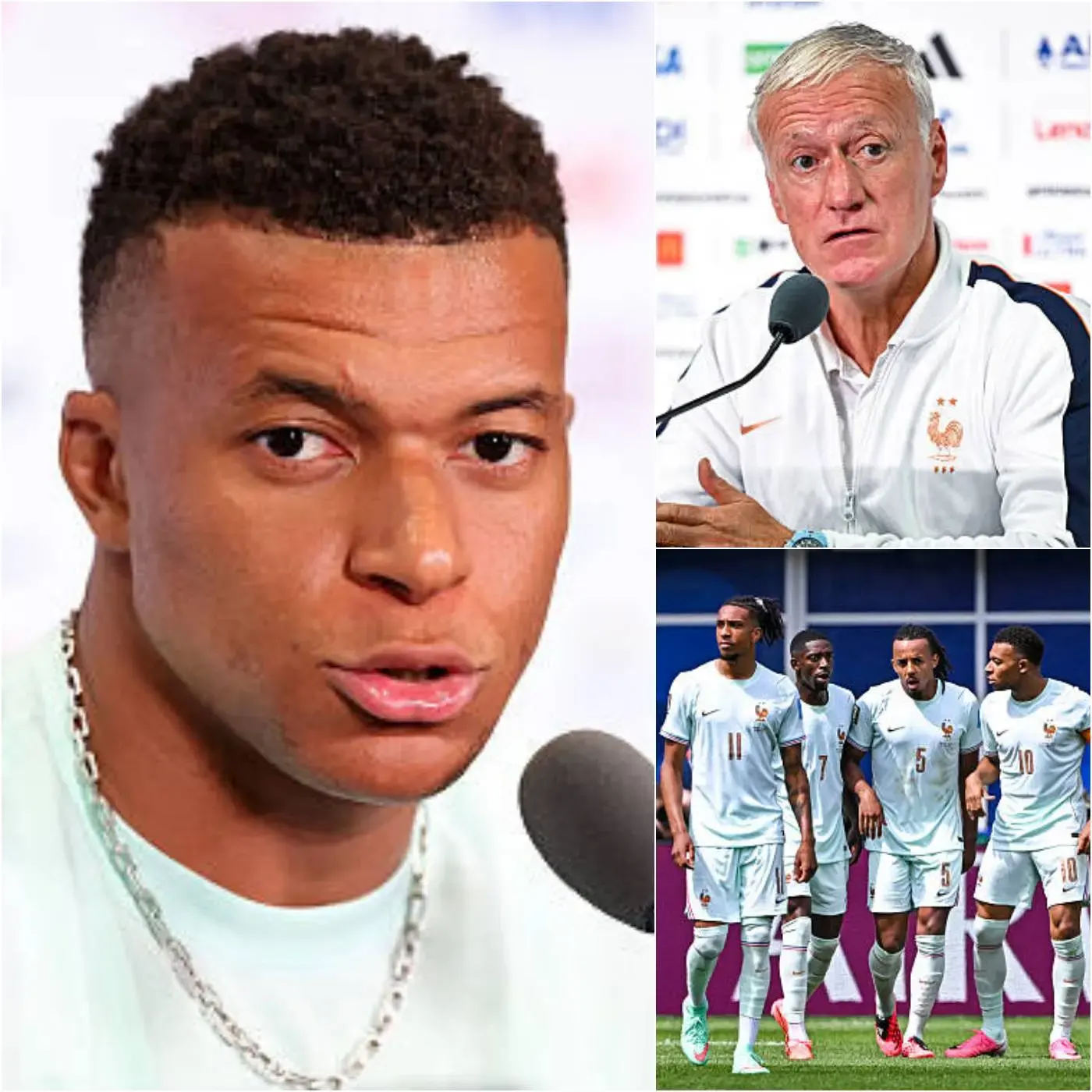 Cover Image for « JE PRÉFÈRE RESTER SUR LE BANC PLUTÔT QUE DE JOUER AVEC LUI ! » Kylian Mbappé aurait lancé un véritable ultimatum au staff de l’équipe de France avant le choc face à la Suède, exigeant l’exclusion d’un coéquipier du onze de départ