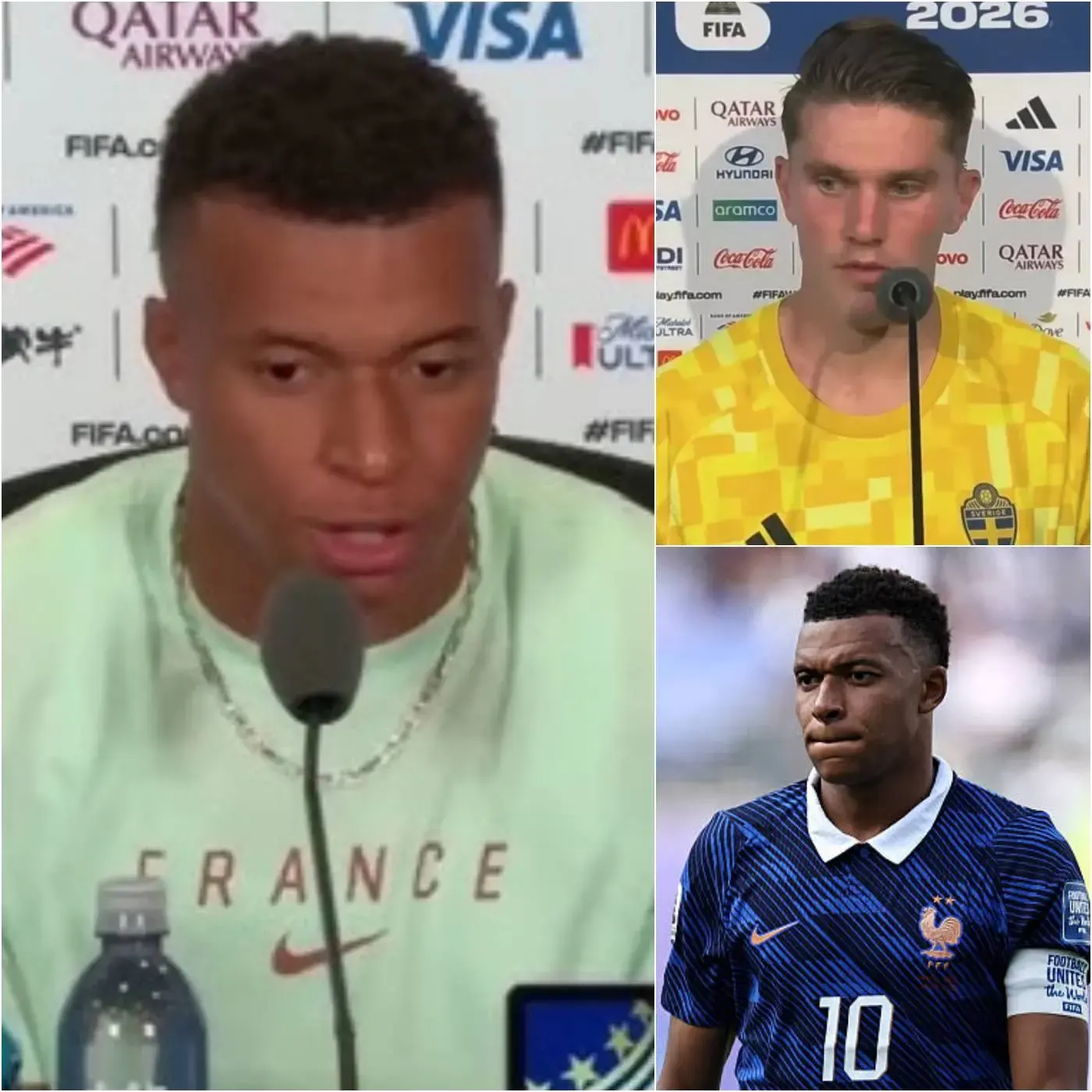 Cover Image for « LA FRANCE N’A GAGNÉ QUE PAR CHANCE, PAS PARCE QU’ELLE ÉTAIT PLUS FORTE ! » La star suédoise Viktor Gyökeres a lancé une pique à l’équipe de France après la défaite 3-0 de la Suède.