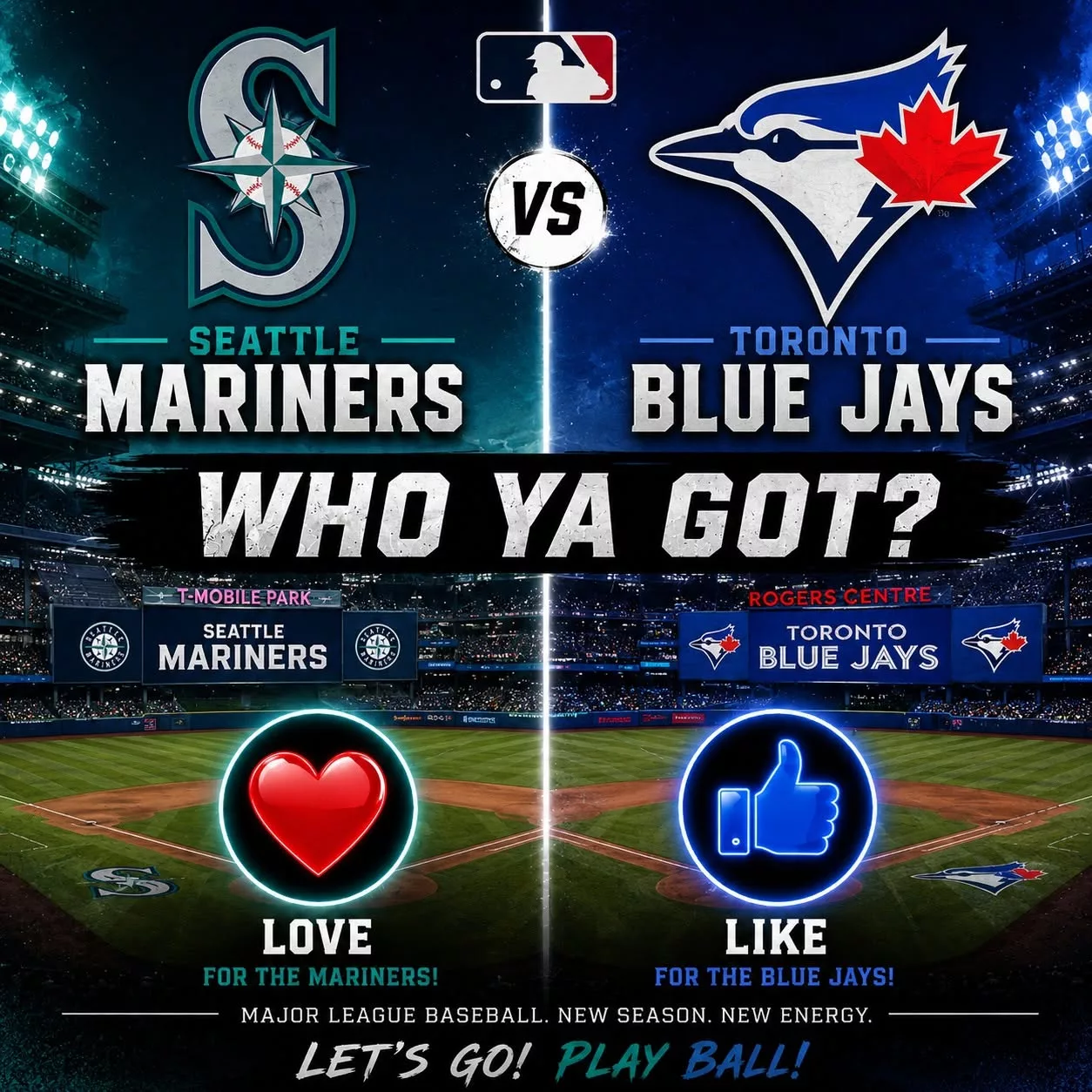 Cover Image for 🗓️ CONFIRMED: The Seattle Mariners vs. Toronto Blue Jays game has been rescheduled.